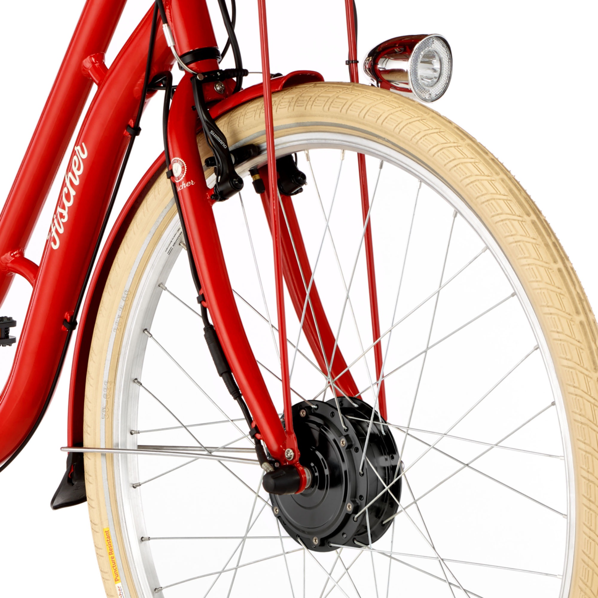 FISCHER Fahrrad E-Bike »CITA RETRO 2.0 418 48«, 3 Gang, Shimano, Shimano 3-Gang Nexus Nabenschaltung, (mit Akku-Ladegerät-mit Werkzeug), Pedelec, Elektrofahrrad für Damen u. Herren