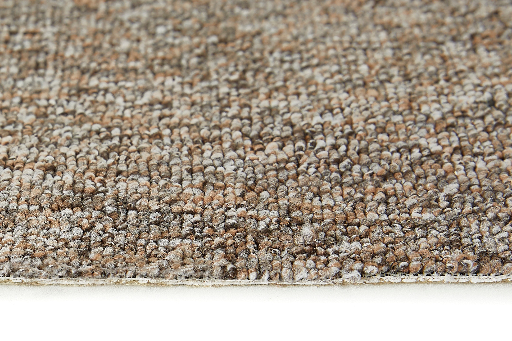 my home Teppichboden »Bruno, Schlinge«, rechteckig, 4 mm Höhe, meliert, Breite 400, robust, rutschsicher, 100% recyceltes Polyester