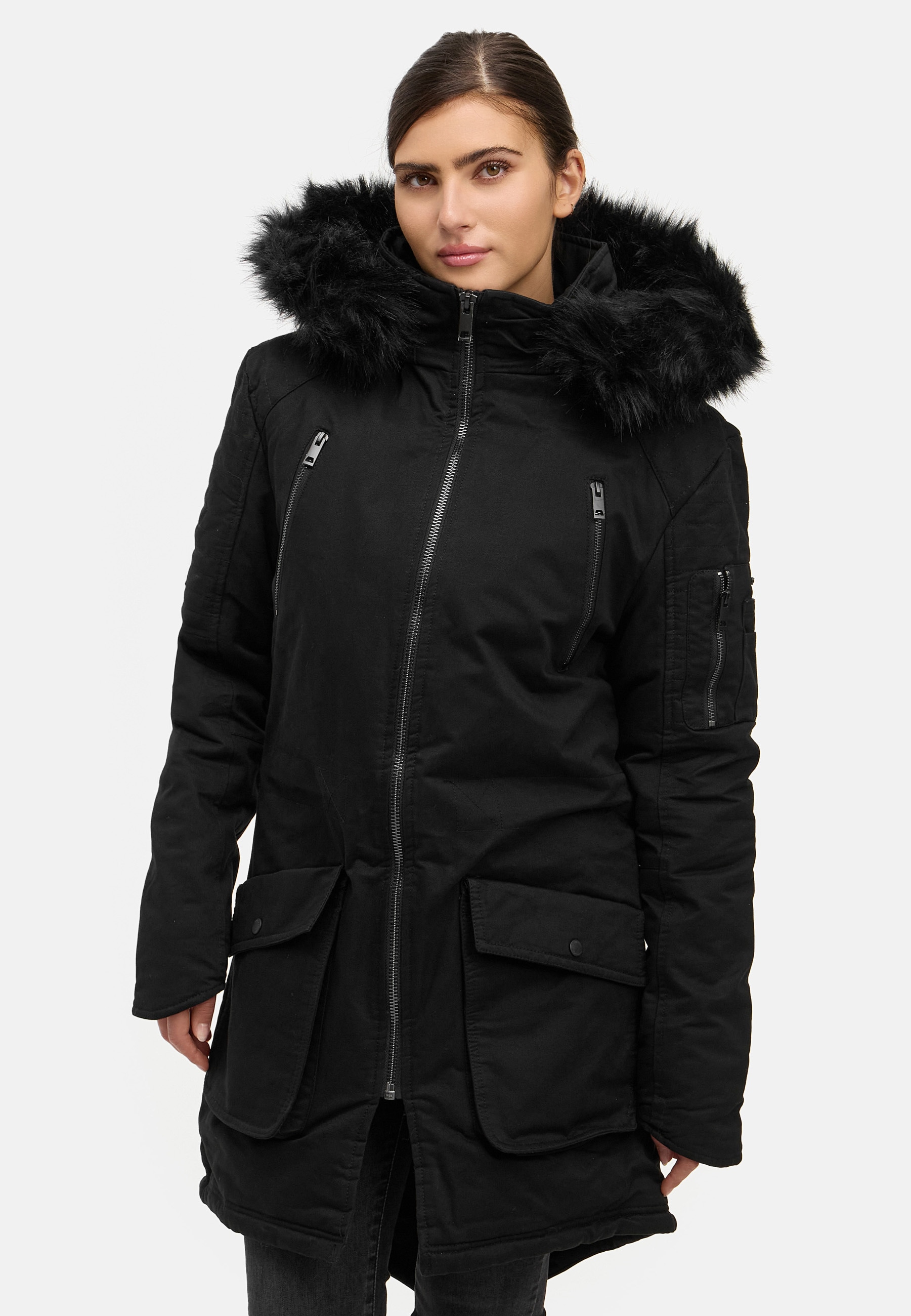 trueprodigy Winterjacke »Harvey F mit abnehmbarer Kapuze« mit Kapuze