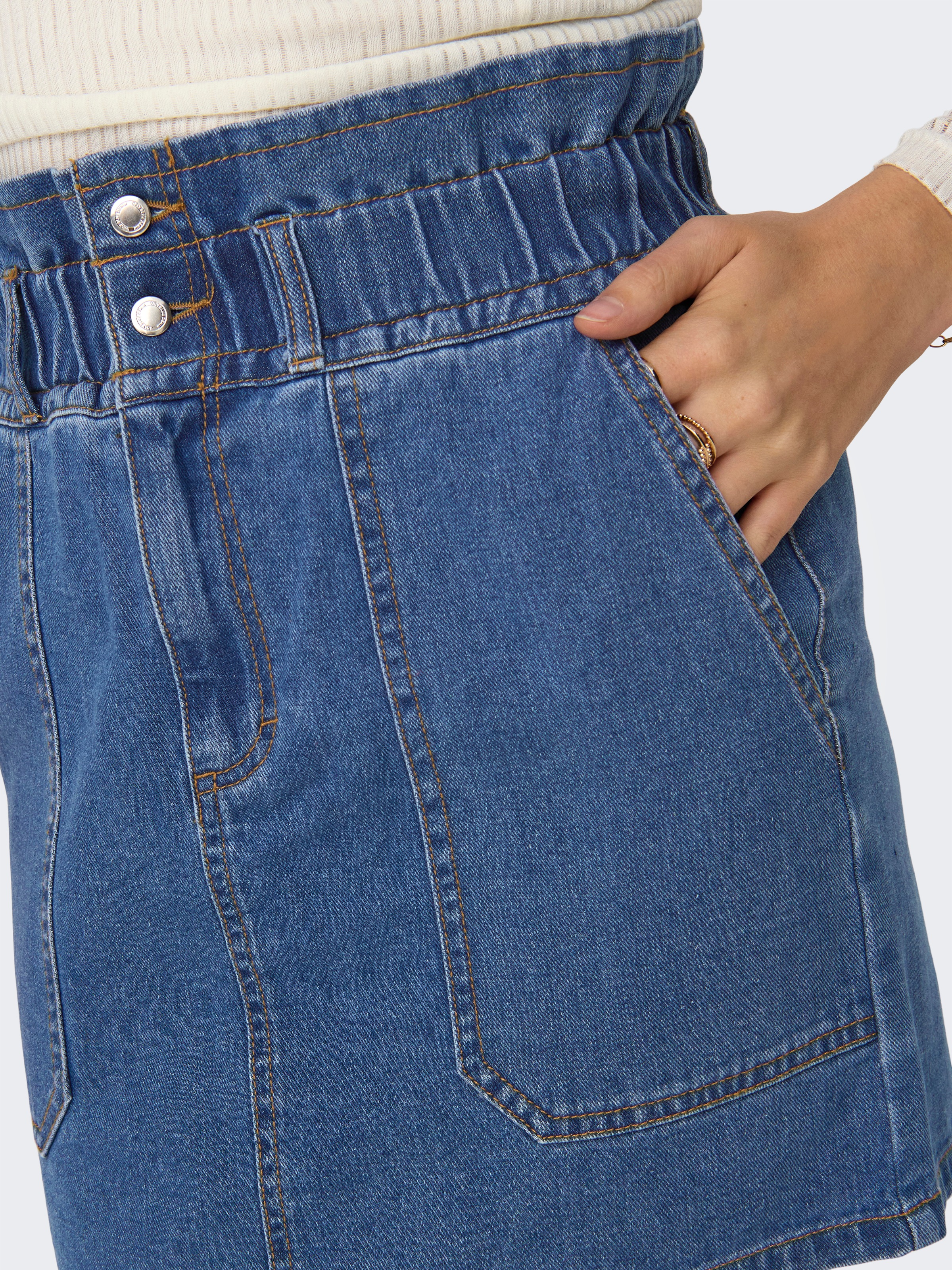 ONLY Jeansrock "ONLMILLIE HW MINI CARGO PB DNM SKIRT BJ" günstig online kaufen