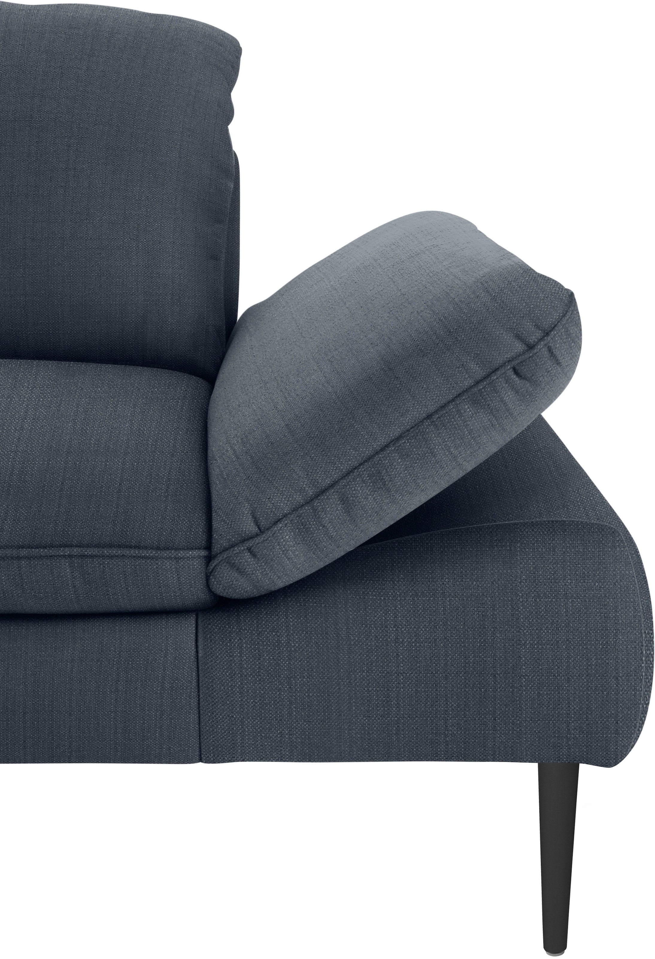 W.SCHILLIG 2,5-Sitzer »enjoy&MORE« Sitztiefenverstellung, Füße schwarz pulverbeschichtet, Breite 232 cm