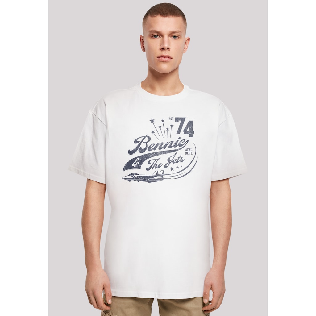 F4NT4STIC T-Shirt »Elton John Bennie And The Jets«, Musik, Band, Logo