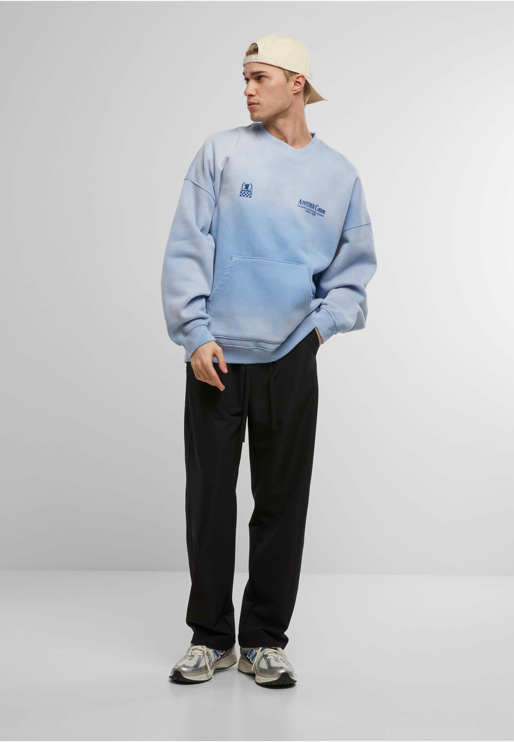 Another Cotton Lab Sweater »Another Cotton Lab Another Day Oversized Washed Sweatshirt«, (1 tlg.)