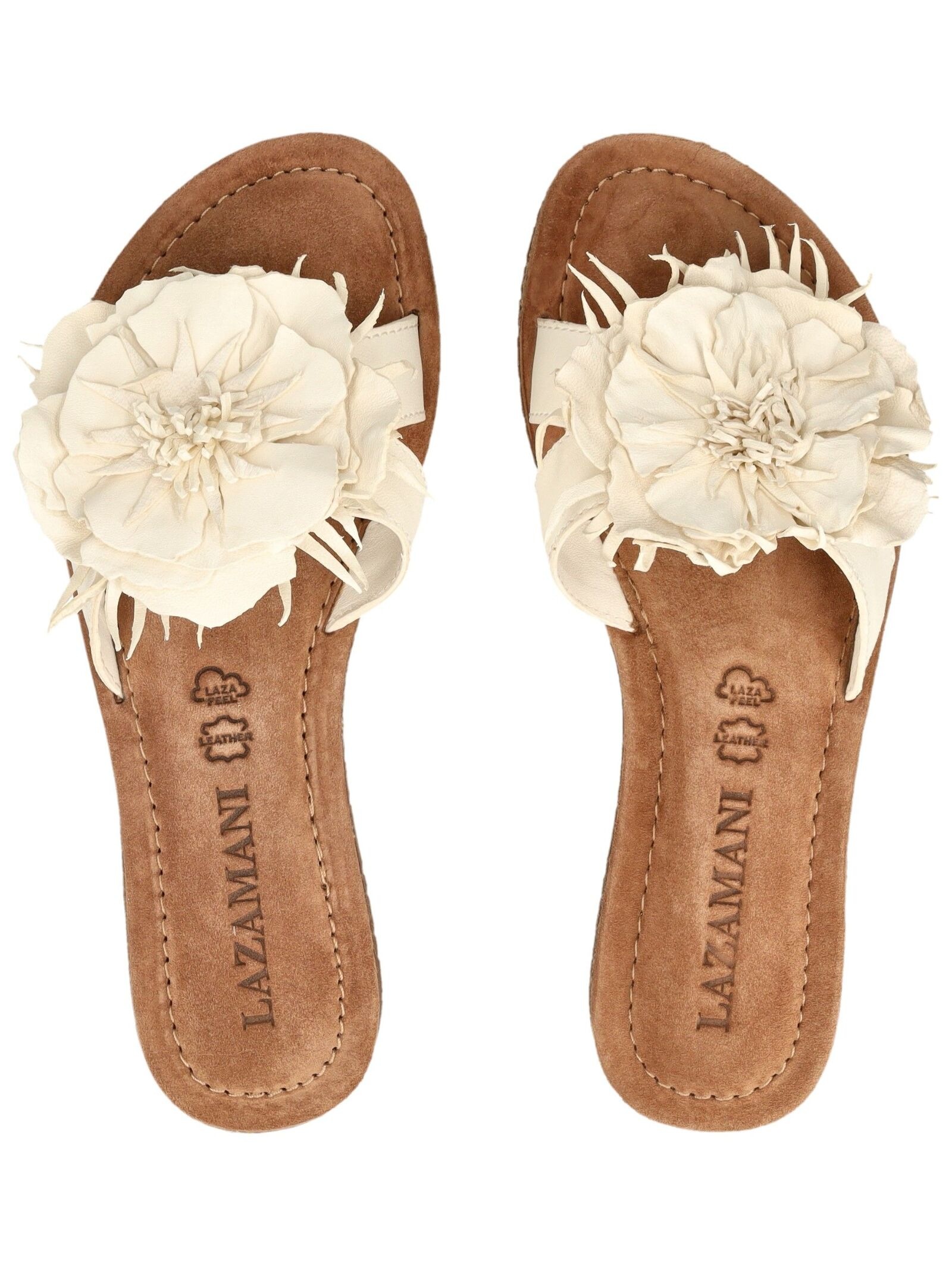 Lazamani Pantolette »Lazamani Pantoletten Leder/Textil«