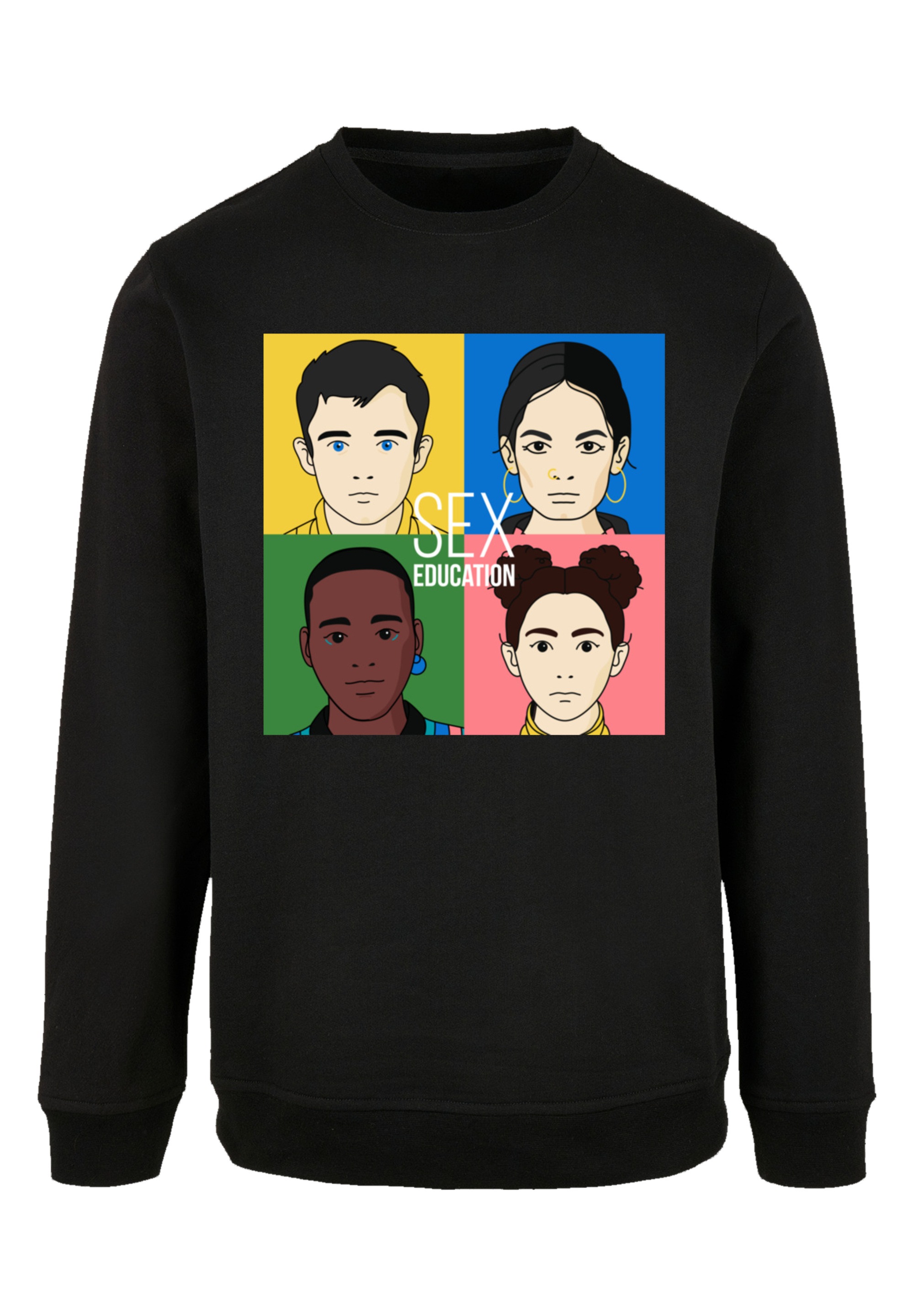 F4NT4STIC Sweatshirt »Sex Education Blur Cover Netflix TV Series«, Premium Qualität