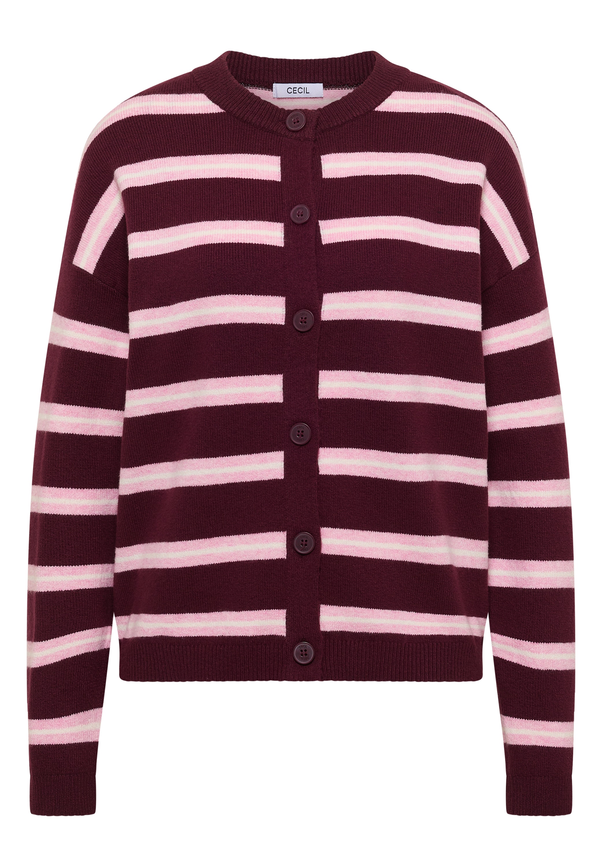 Cecil Cardigan aus softem Materialmix