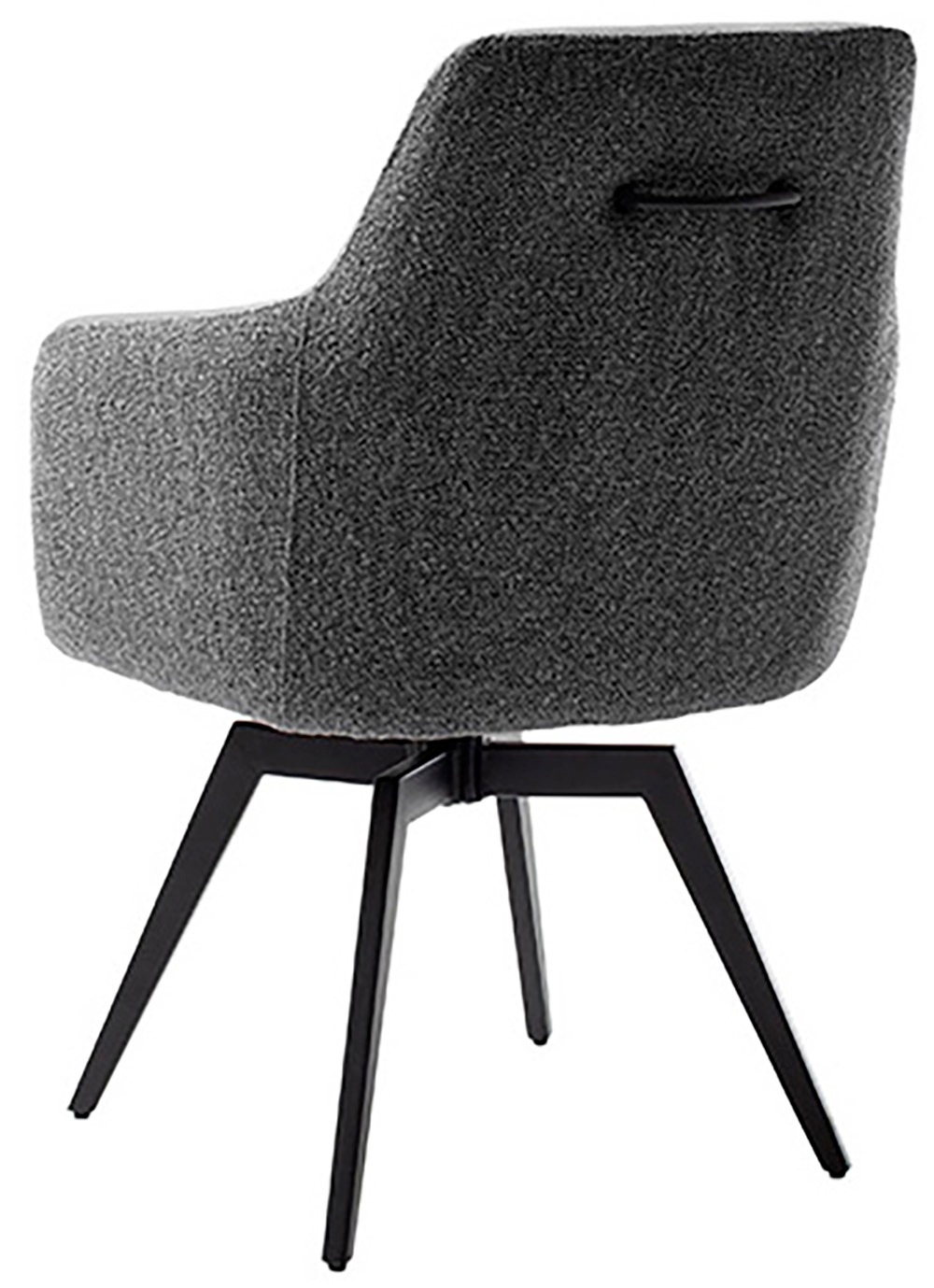 MCA furniture Armlehnstuhl »MILAGRO Esszimmerstuhl (2er Set)«, (Set), 2 St., Strukturstoff, 180° drehbar, Taschenfederkern, Metall, Vintagelook, belastbar 120 kg