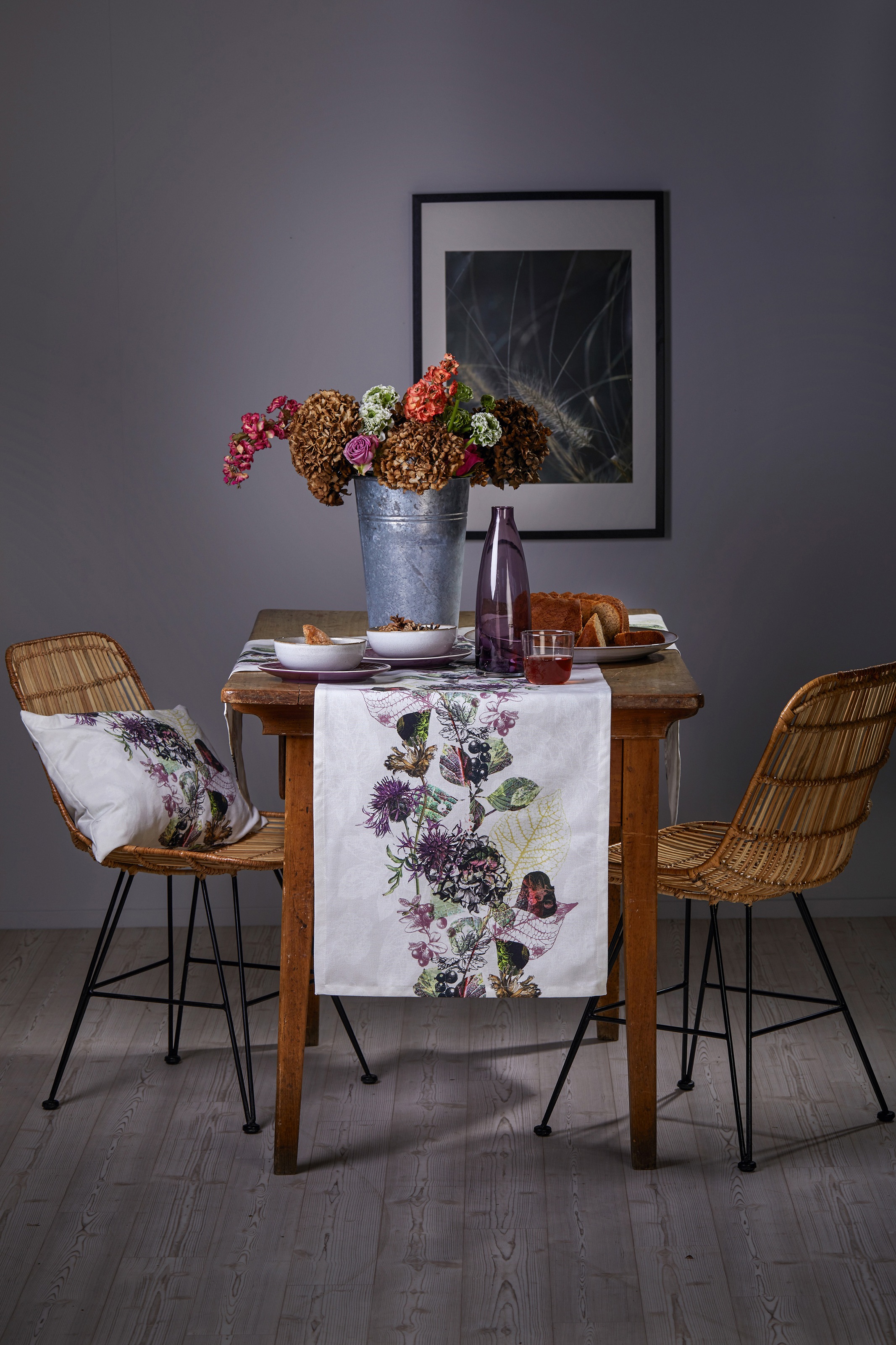 APELT Mitteldecke "2714 Herbstzeit, Herbstdeko, Herbst" Digitaldruck günstig online kaufen