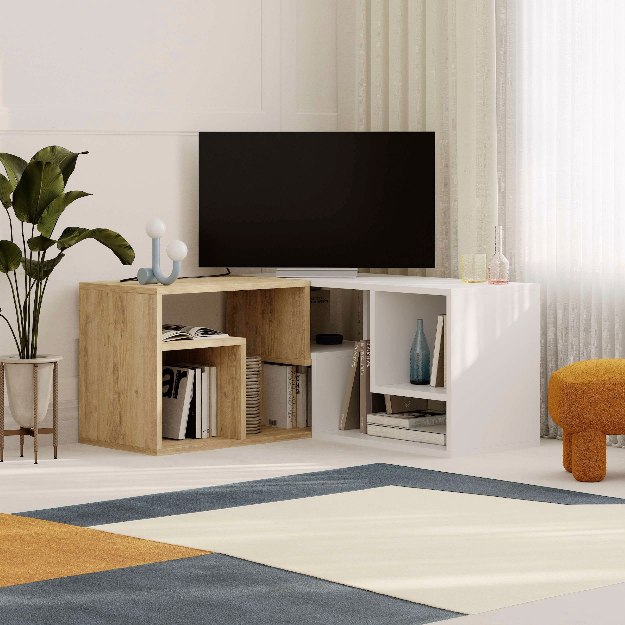 Decortie TV-Schrank »Glis TV Schrank«, (Packung), Einfache Montage,Platzsparend