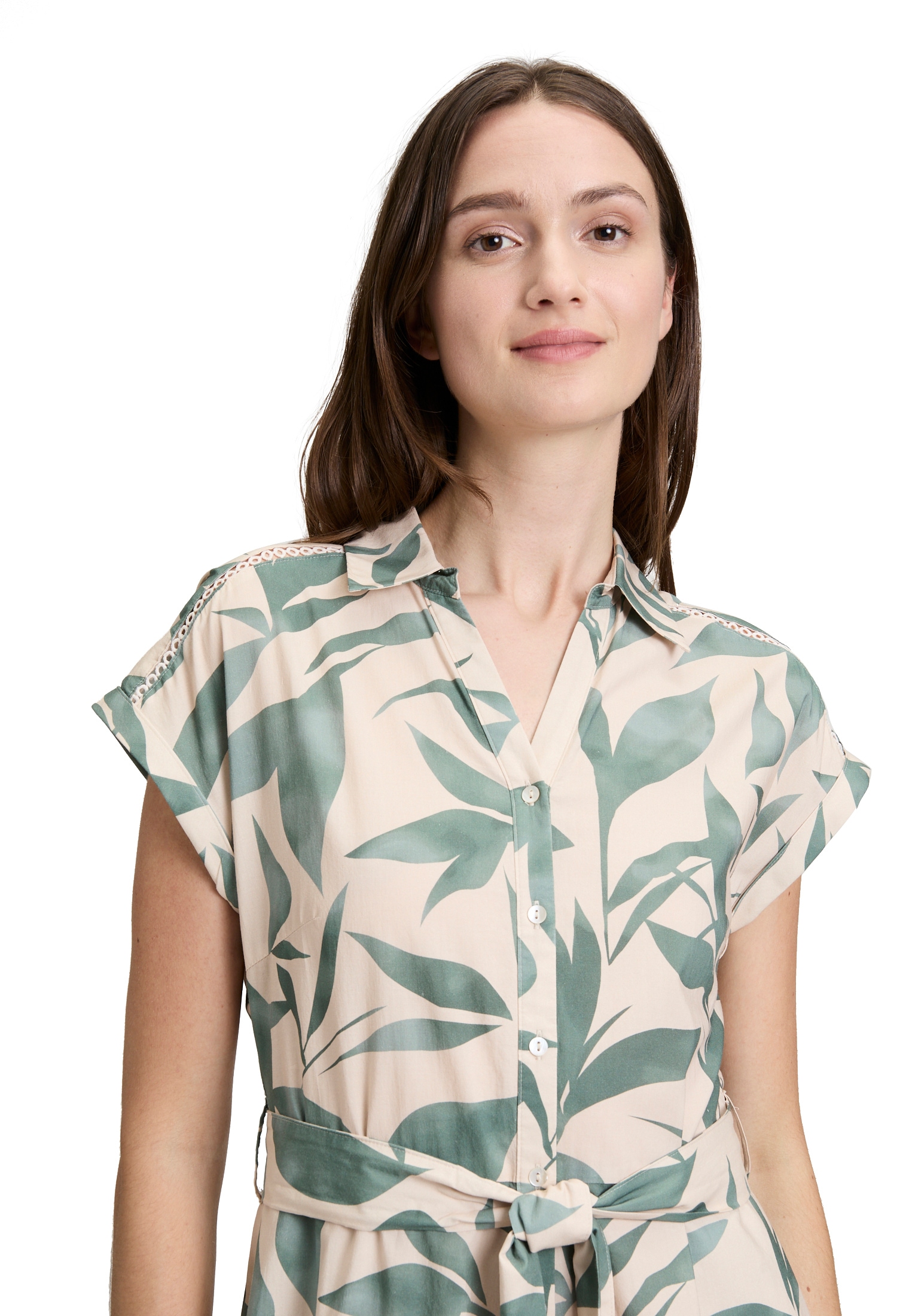 Betty&Co Hemdblusenkleid »Damen mit Print« Nahttasche