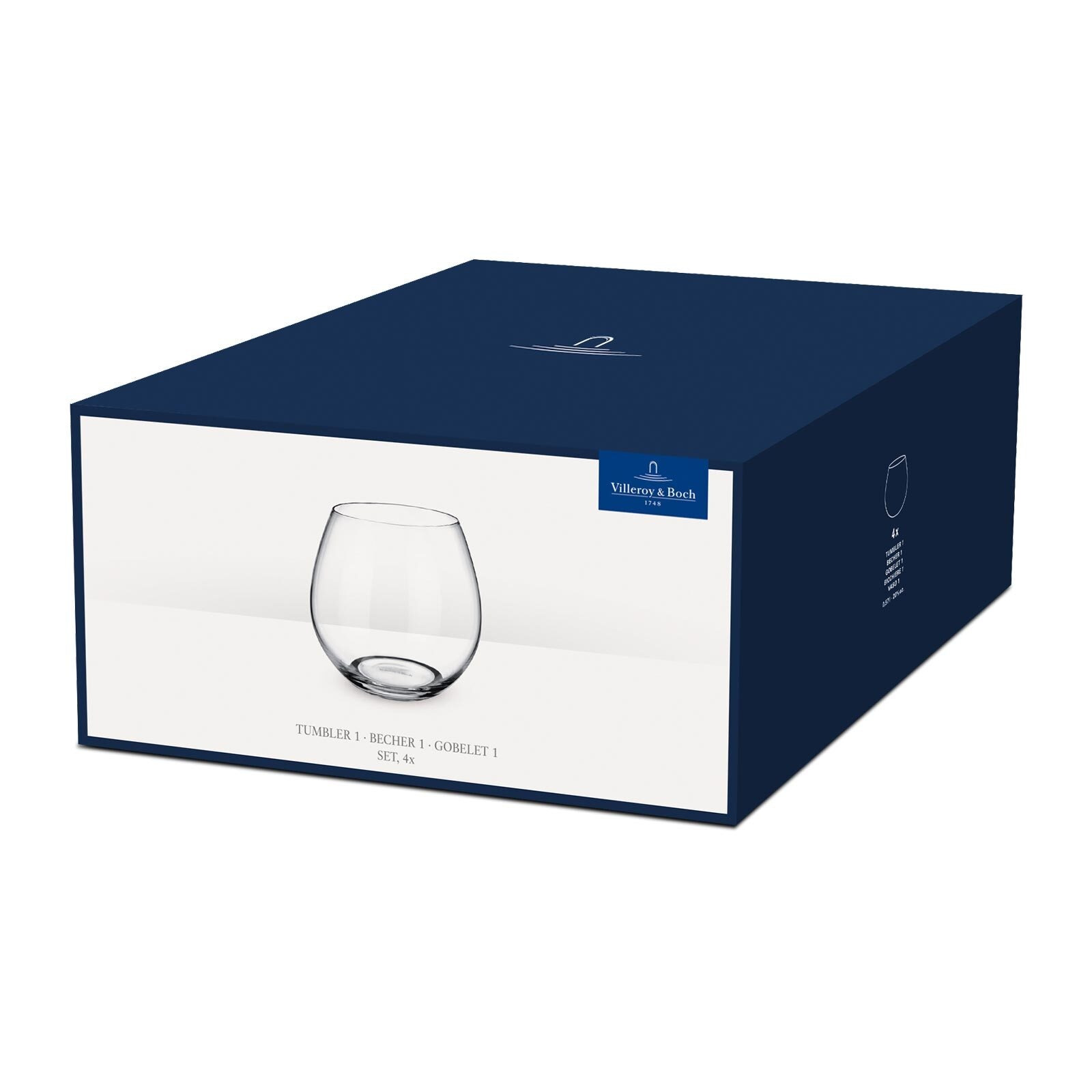 Villeroy & Boch Glas »Wassergläser Entrée 570 ml 4er Set transparent«