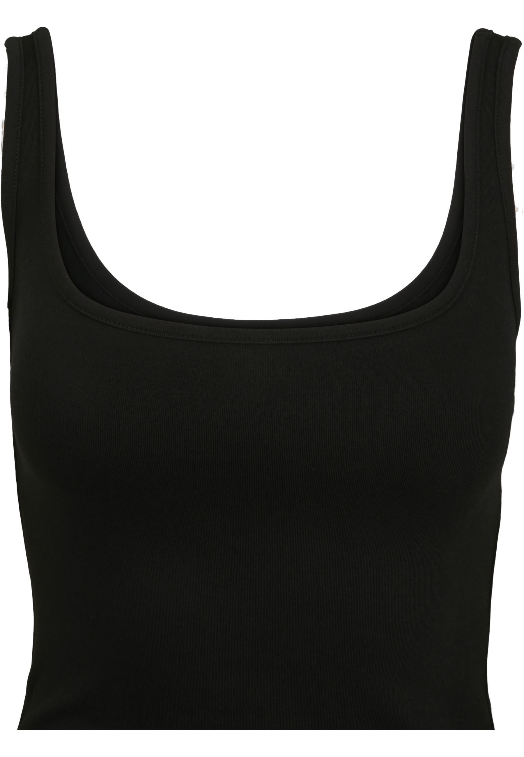 URBAN CLASSICS Tanktop »Urban Classics Damen Ladies Wide Neck Top« 1 Stk.