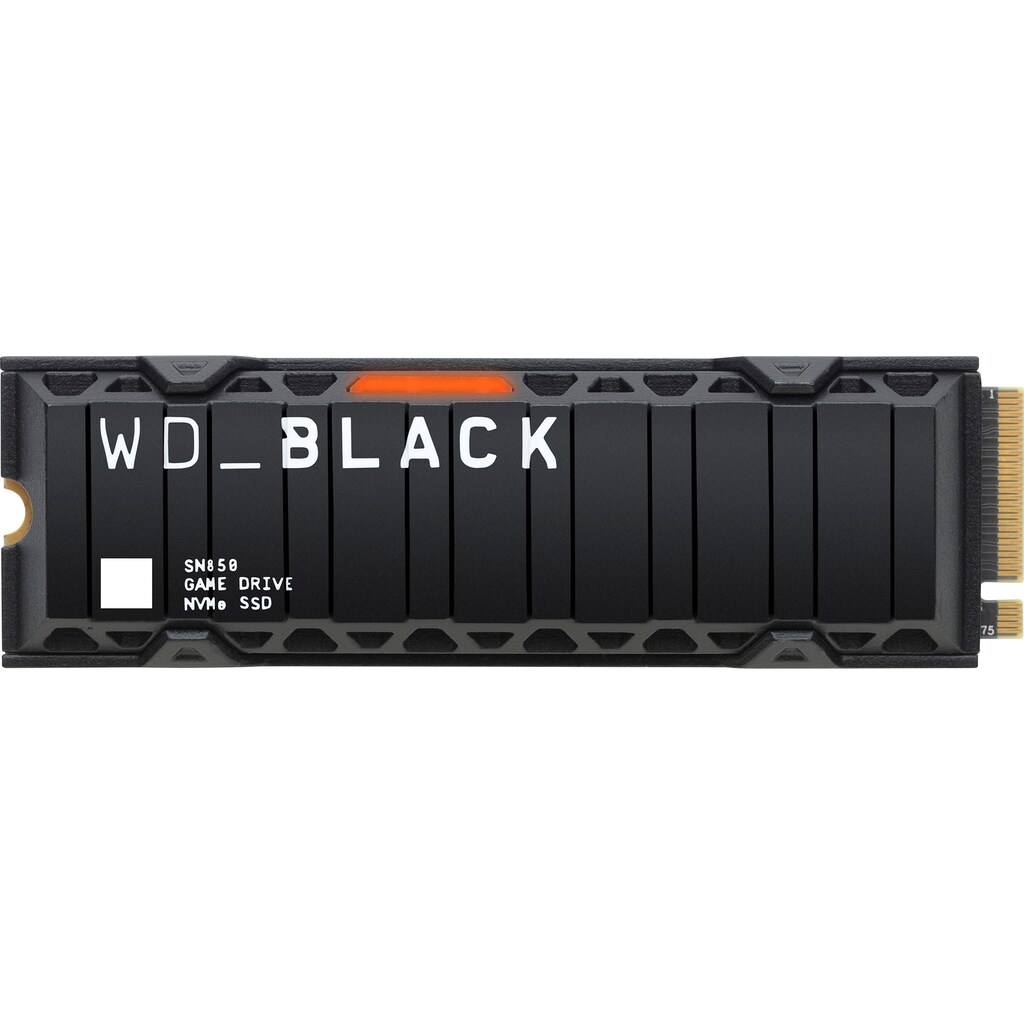 WD_Black interne SSD »SN850 Heatsink 500GB NVMe™«, Anschluss M.2 PCIe 4.0