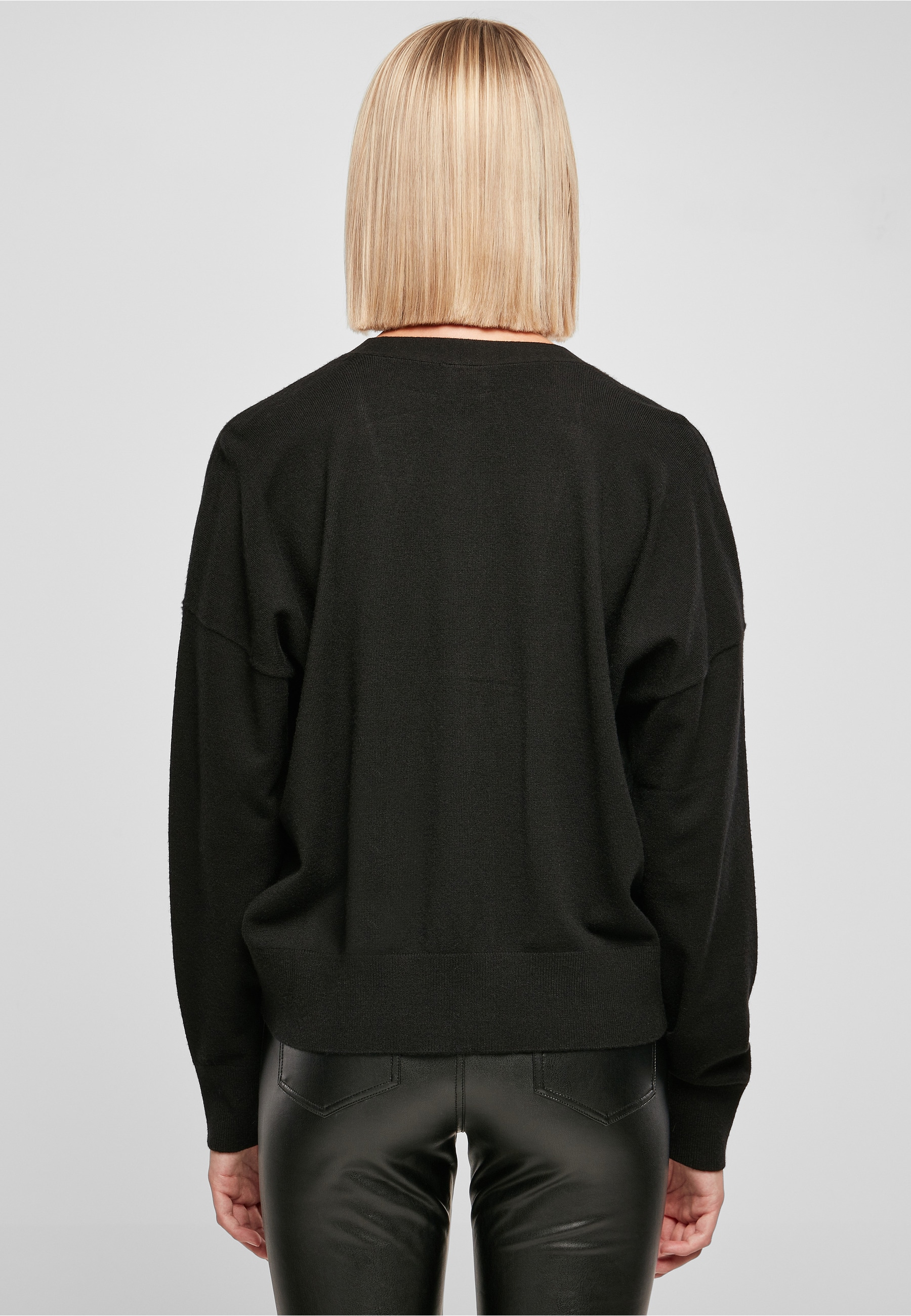 URBAN CLASSICS Cardigan »Urban Classics Damen Ladies Eco Viscose Oversized Cardigan« 1 Stk.
