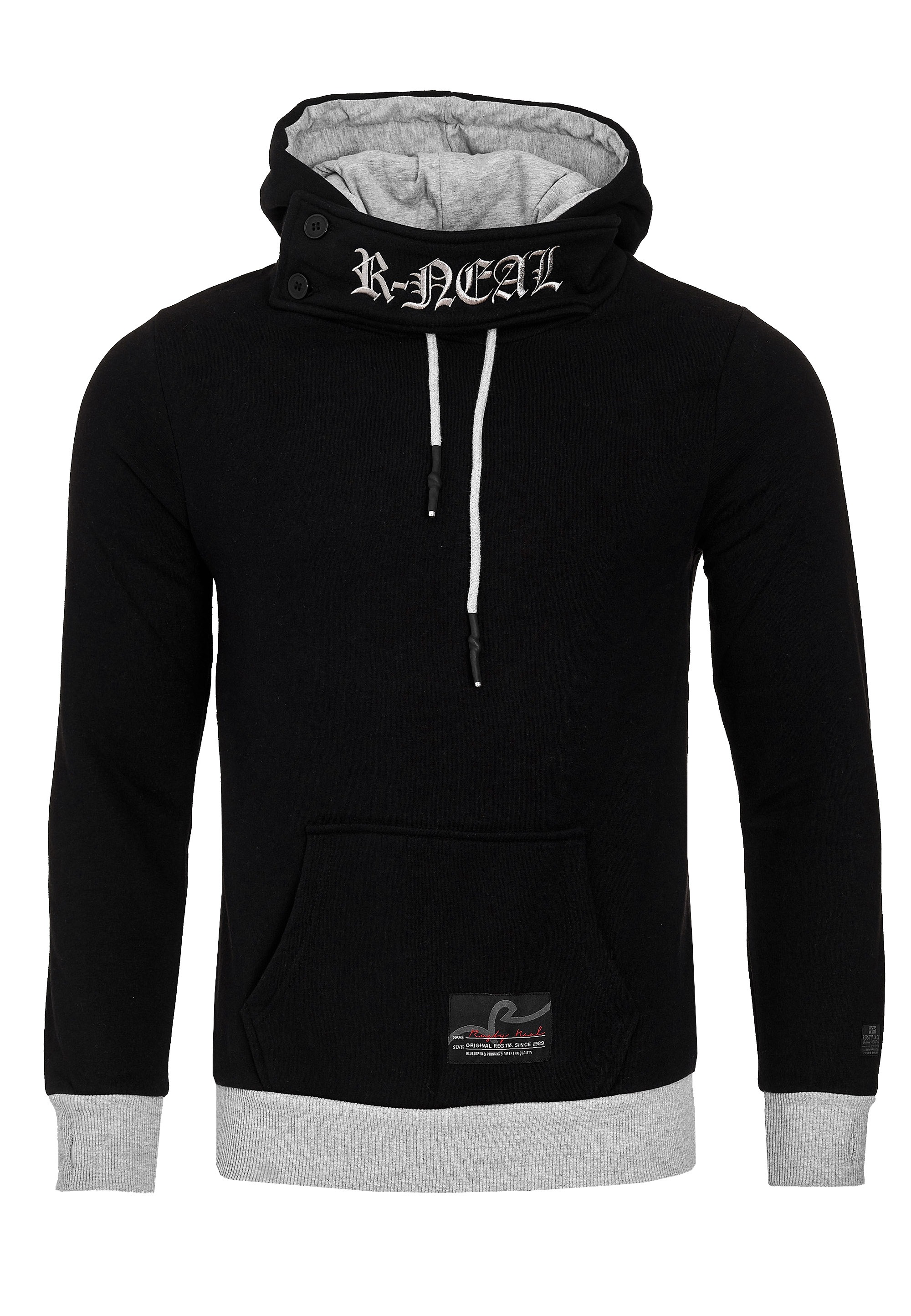 Rusty Neal Kapuzensweatshirt, mit modernem Schnitt