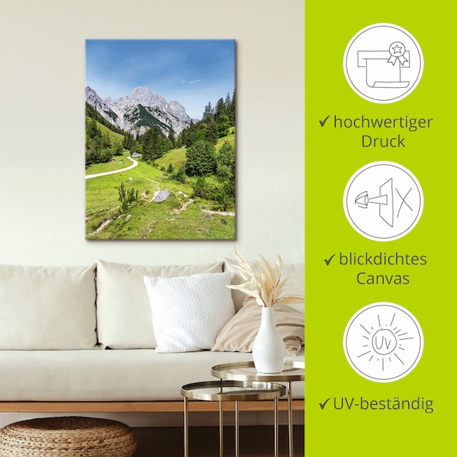 Artland Wandbild »Bindalm im Berchtesgadener Land Bayern«, Berge &  Alpenbilder, (1 St.), als Alubild, Leinwandbild, Wandaufkleber oder Poster  in versch. Größen kaufen | BAUR