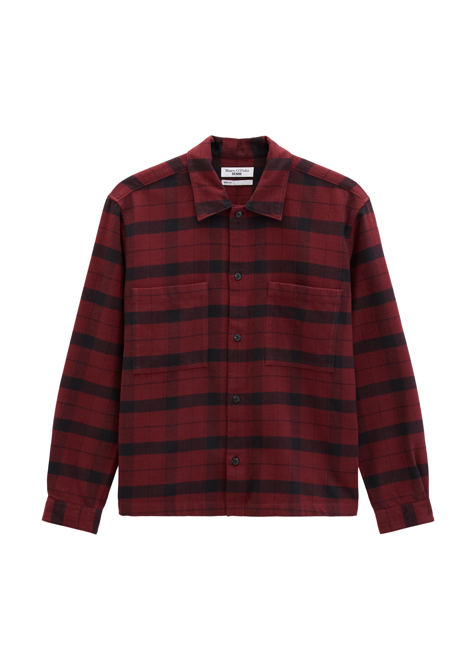 Marc O'Polo DENIM Flanellhemd »regular aus reiner Bio-Baumwolle«