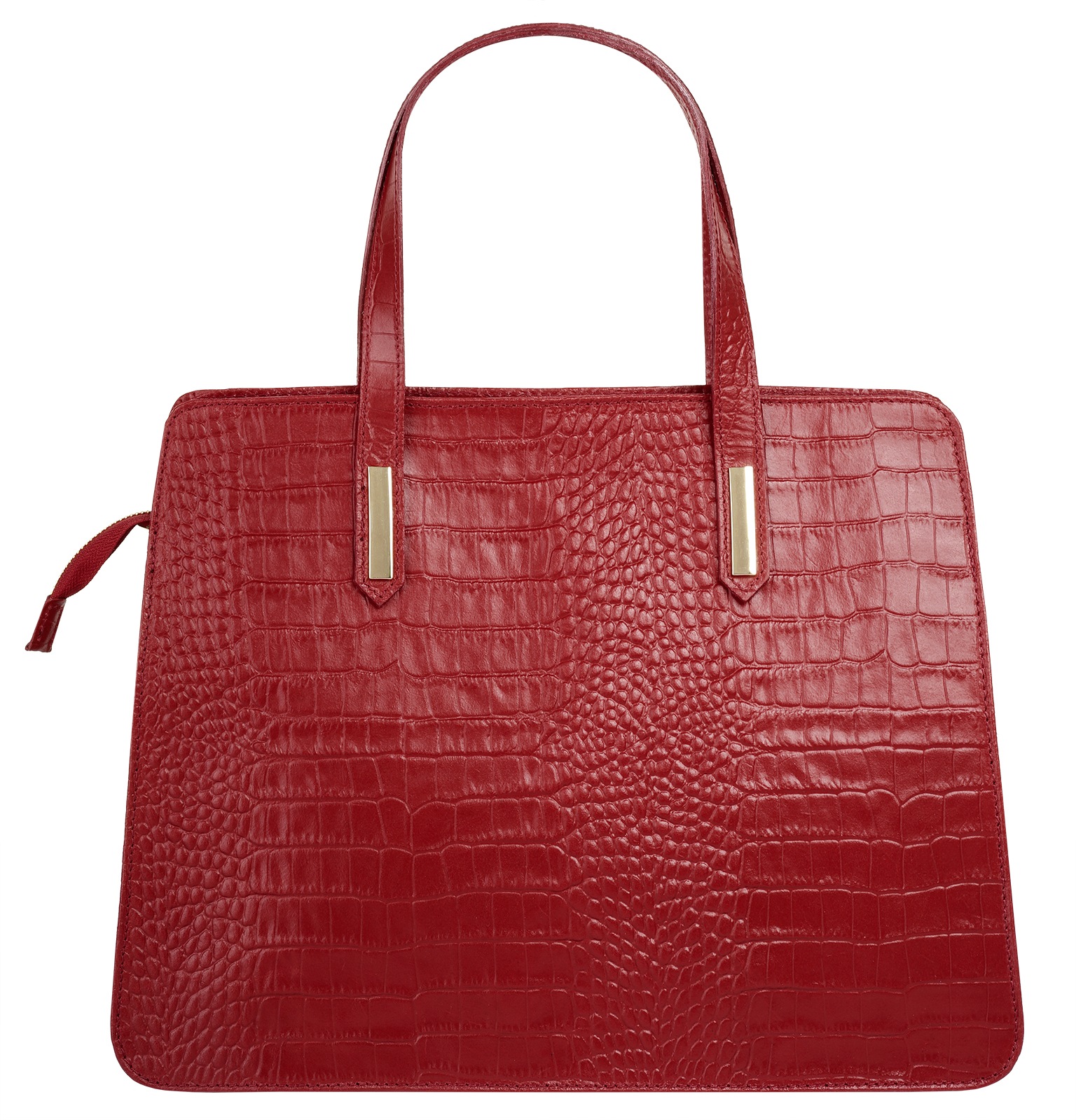 Cluty Handbag Red Leather 3