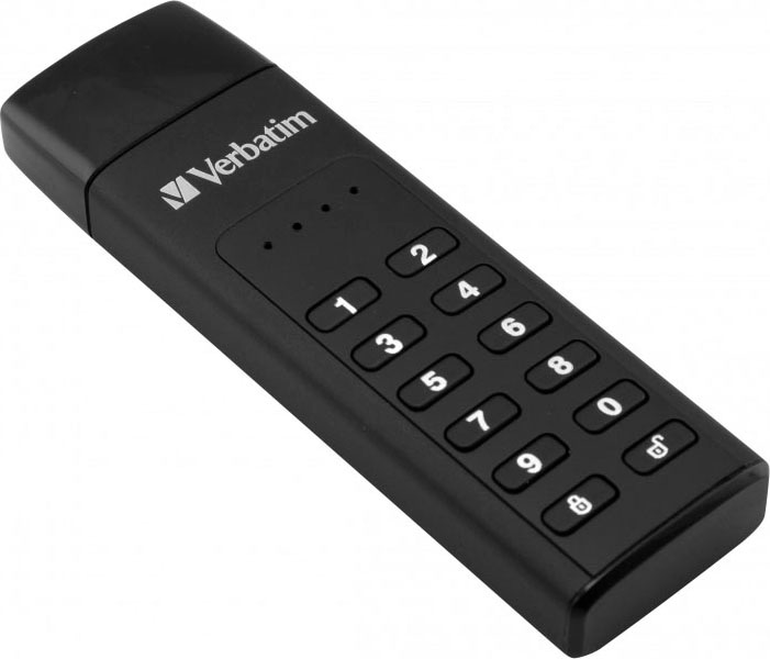 Verbatim USB-Stick »Keypad Secure 64GB«, (USB 3.2 Lesegeschwindigkeit 160 MB/s)