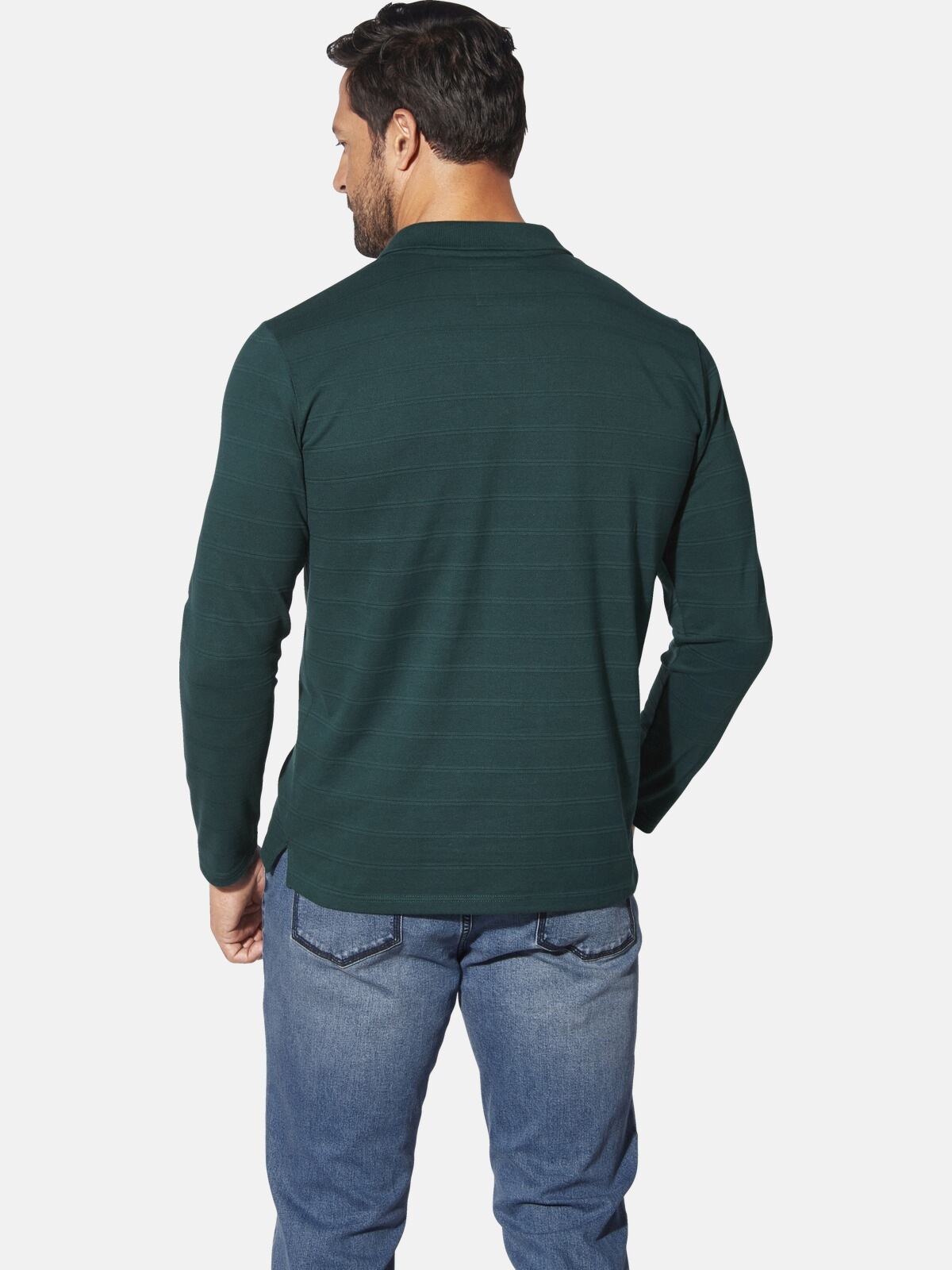Jan Vanderstorm Langarm-Poloshirt »Langarm-Poloshirt MAKSE«, (1 tlg.)