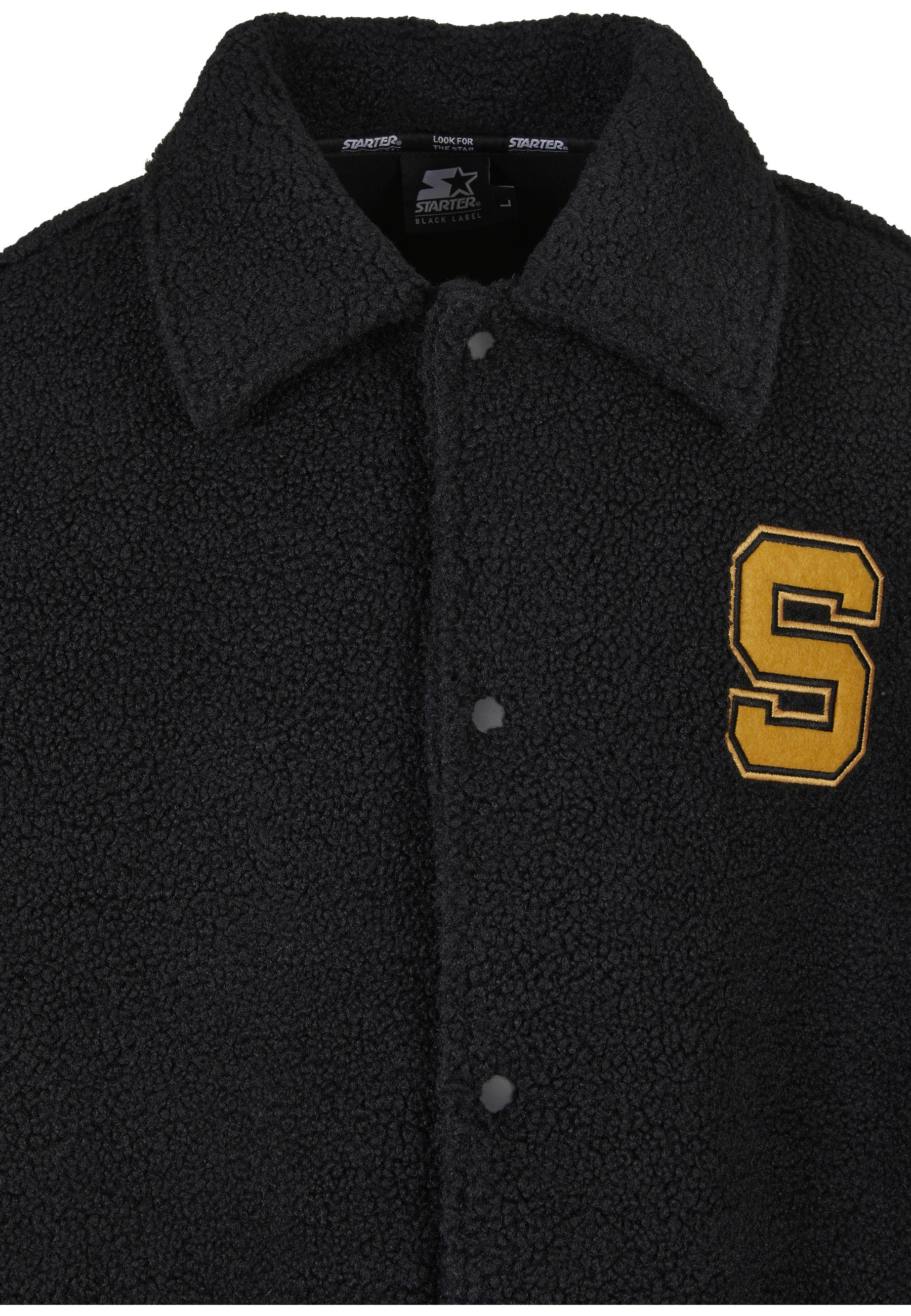 Starter Black Label Sherpa Overshirt Schwarz L 2