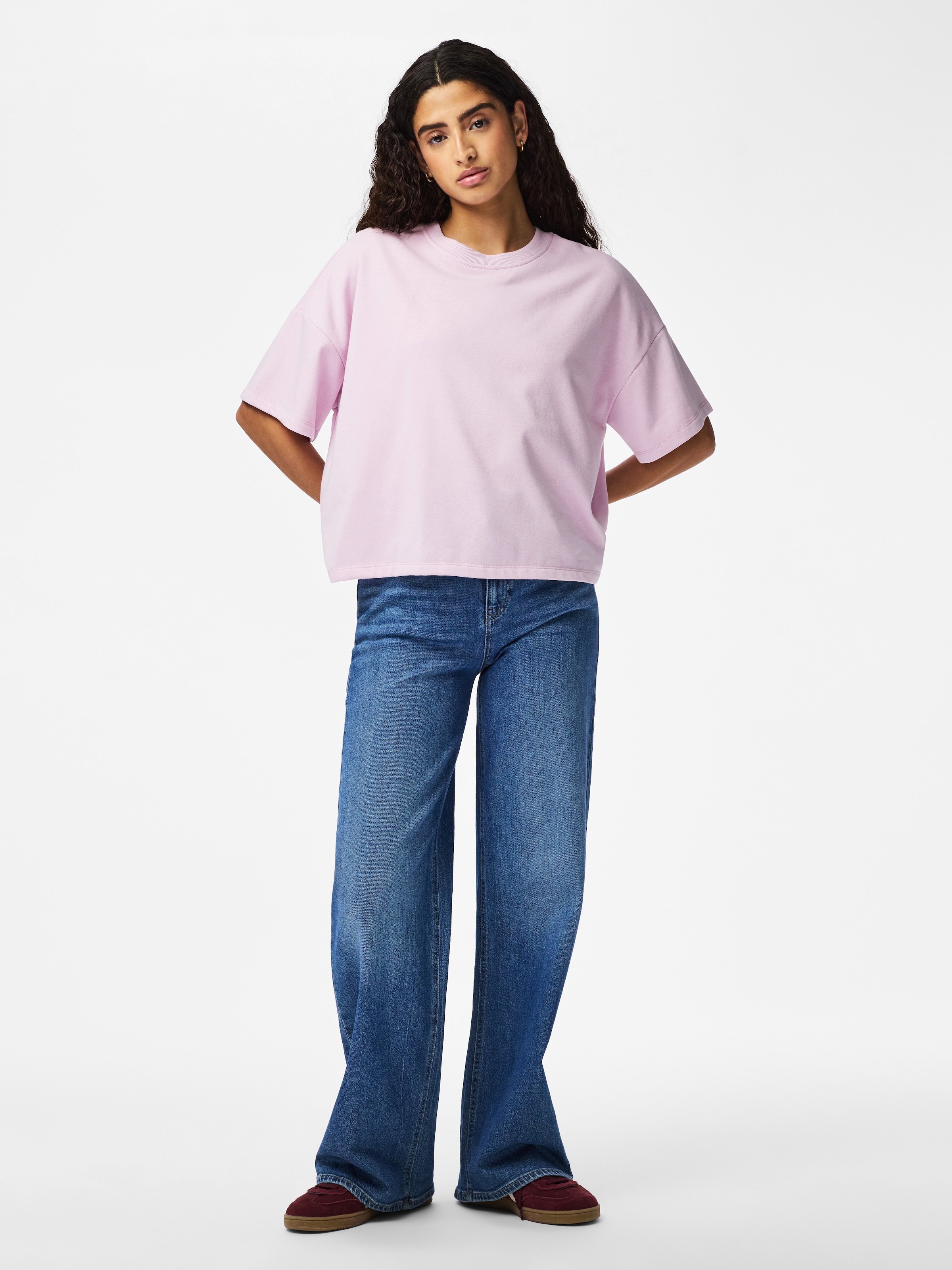 pieces Sweatshirt »PCCHILLI SUMMER 2/4 LOOSE SWEAT NOOS BC«
