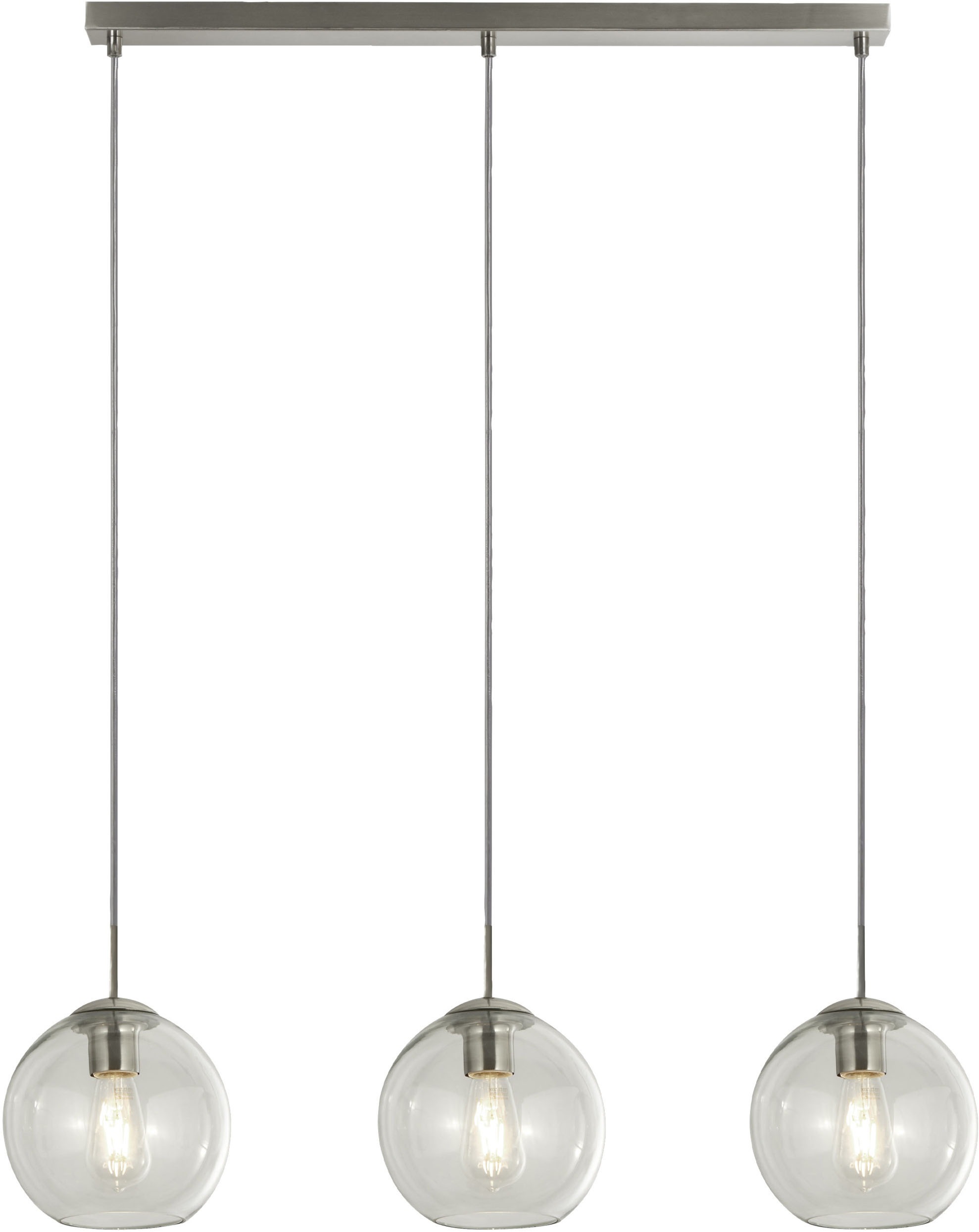 Searchlight Pendelleuchte »Balls 3Lt Pendelleuchte - Chrommetall & Glas« E14 1 Stk.