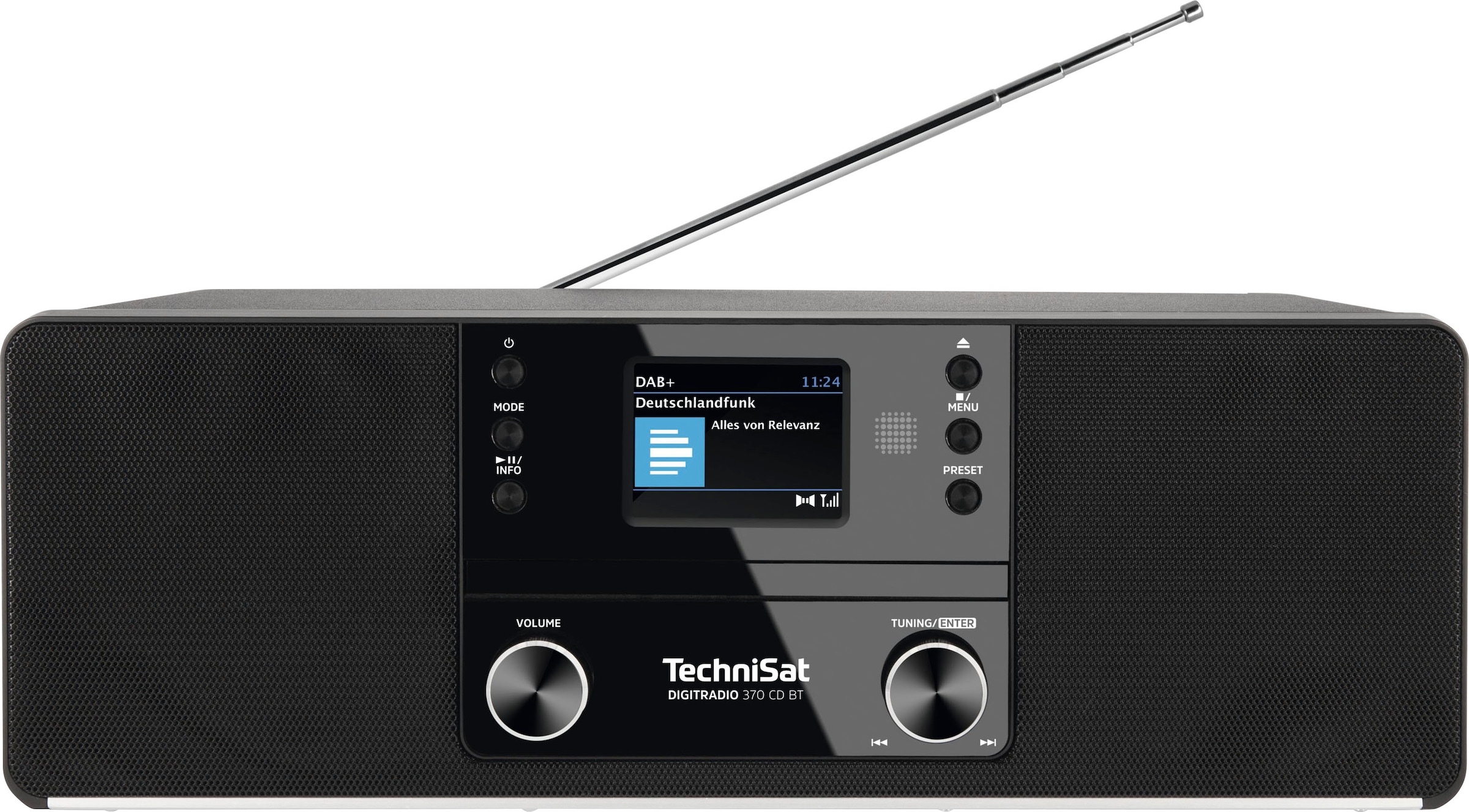 TechniSat Digitalradio 10 | 370 mit UKW RDS »DIGITRADIO BAUR -Digitalradio (DAB+) BT«, W) (Bluetooth CD (DAB+)
