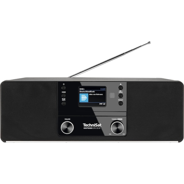 TechniSat Digitalradio (DAB+) »DIGITRADIO 370 CD BT«, (Bluetooth UKW mit RDS -Digitalradio (DAB+) 10 W) | BAUR