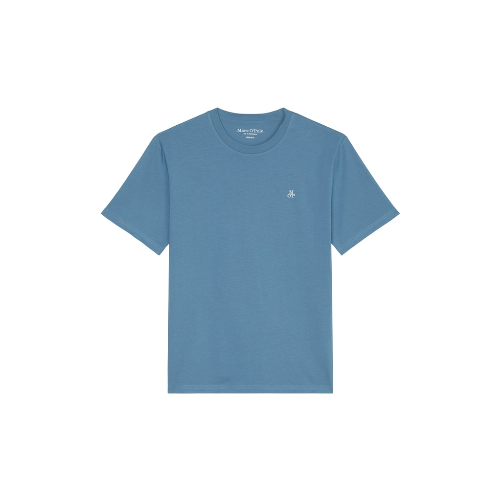 Marc O'Polo T-Shirt »T-shirt, short sleeve, logo print, ribbed collar«