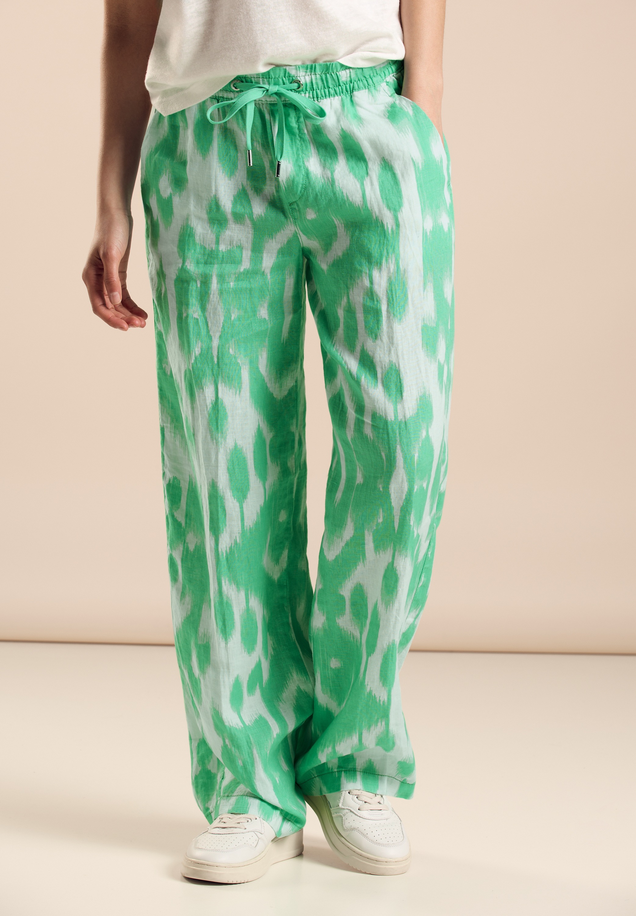 STREET ONE Stoffhose  aus Leinen