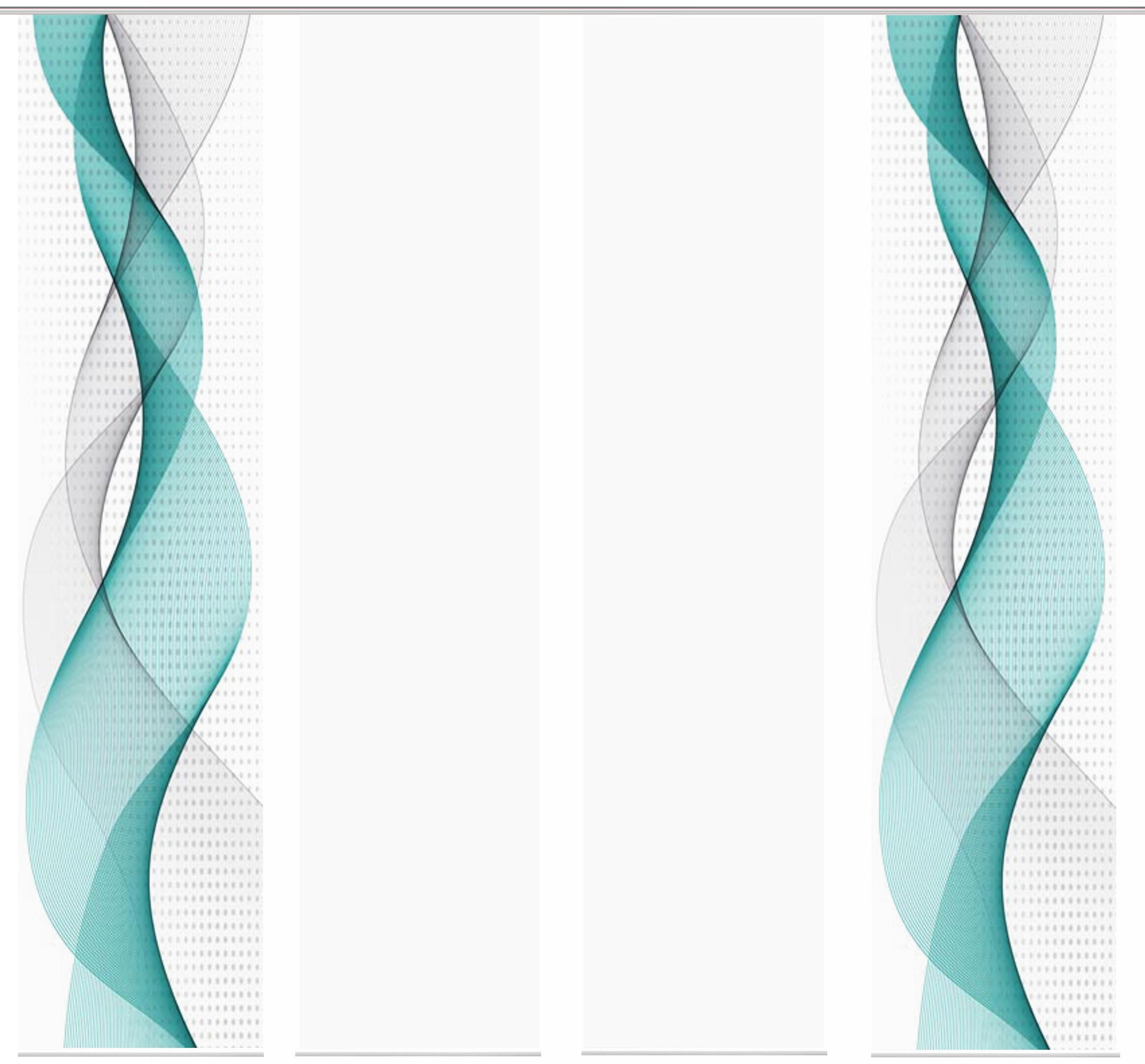 Thumbnail - HOME WOHNIDEEN Schiebegardine "OPALIA 4ER SET" Paneelwagen 4 Stk. tlg. HxB: 245x60