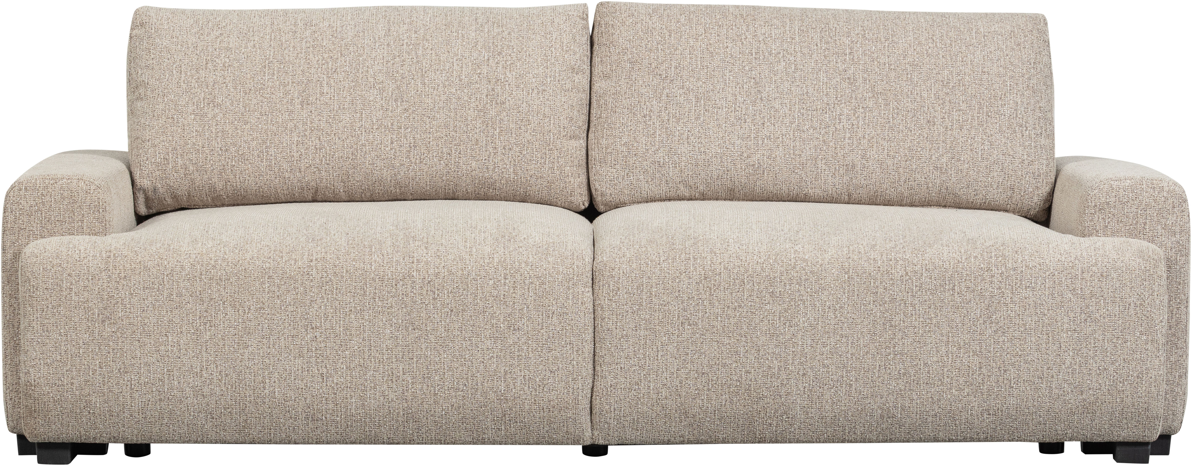 WOOOD Schlafsofa "Night & Day Melange-Webstoff mit Schlaffunktion, H85 x B239 x T107 cm" Schlafbreite 190 cm, Sehr hohe Verschleißfestigkeit, Pfleiglicht
