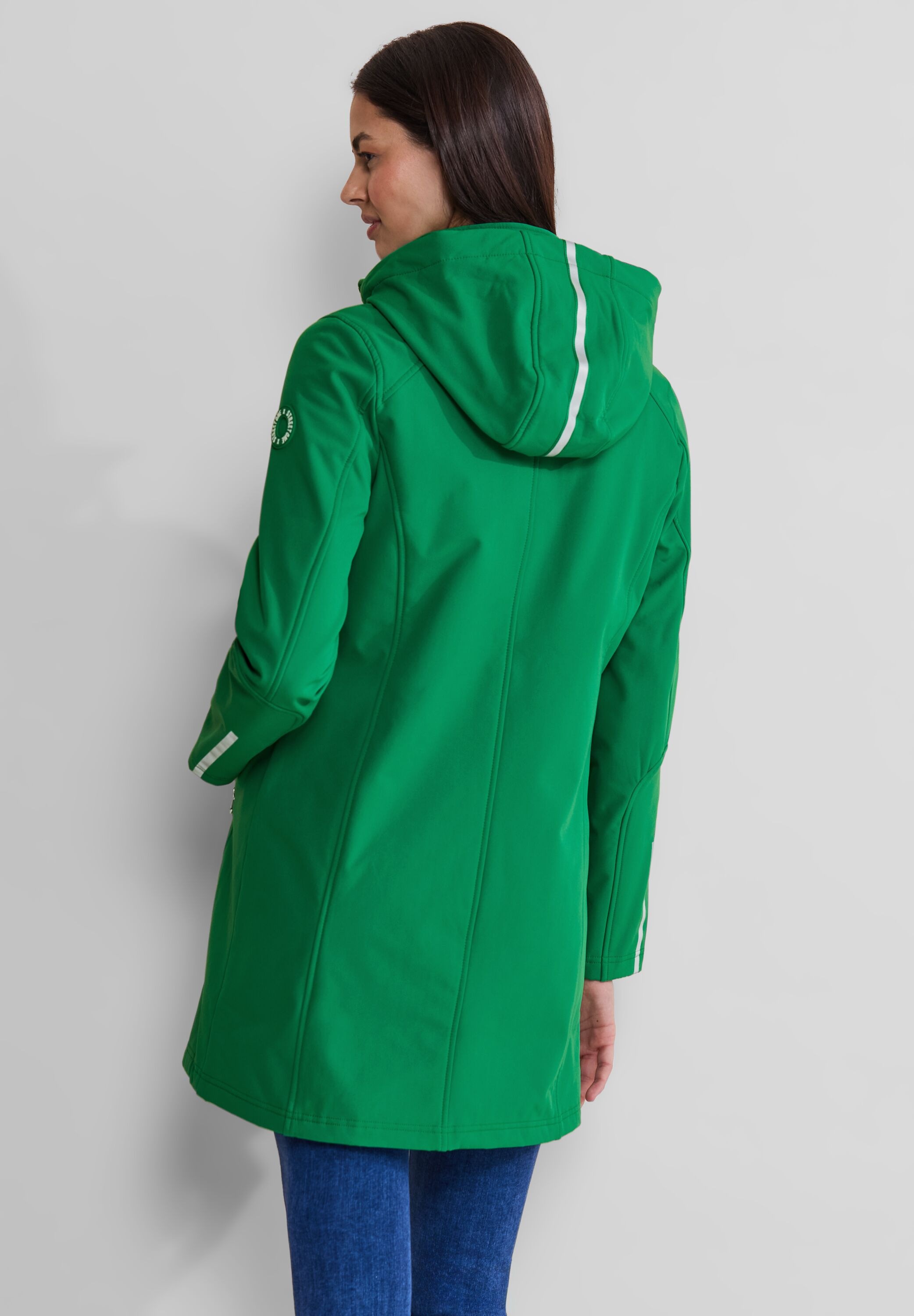 STREET ONE Softshelljacke, mit Kapuze, mit 2-Wege Reißverschluss