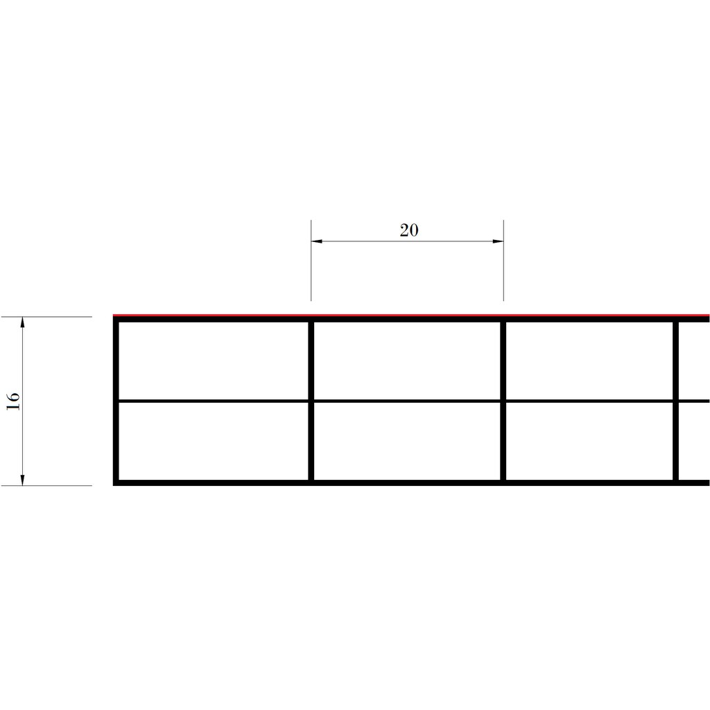 Tetzner & Jentzsch Doppelstegplatte »HEATBLOC 16«, (Set), inkl. Profile und Schrauben, hagelsicher bis 40 mm Ø