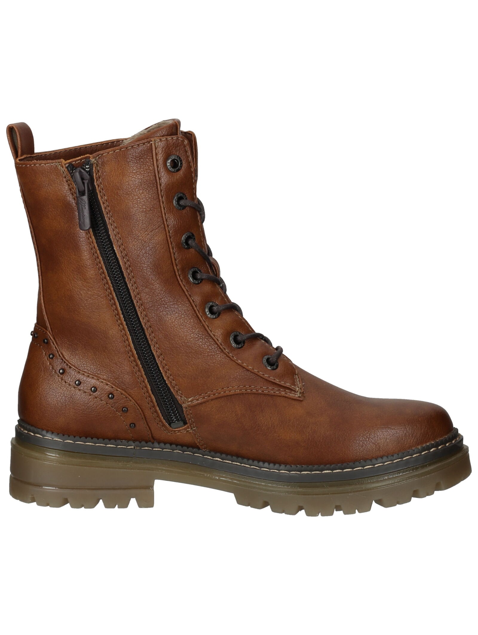 Mustang Shoes Schnürstiefelette »Mustang Shoes Stiefelette Lederimitat«