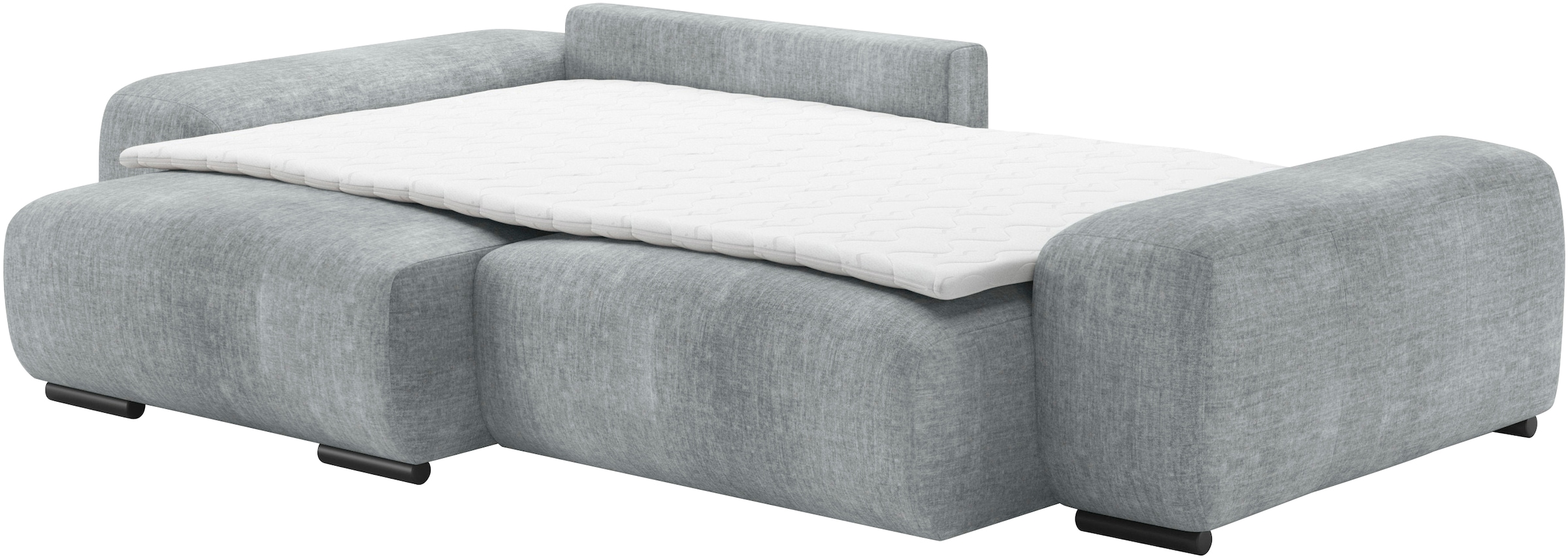 Mr. Couch Polsterecke »Sundance, L-Form«, Dauerschläfer mit Bett, Bettkasten, bis 140 kg belastbar