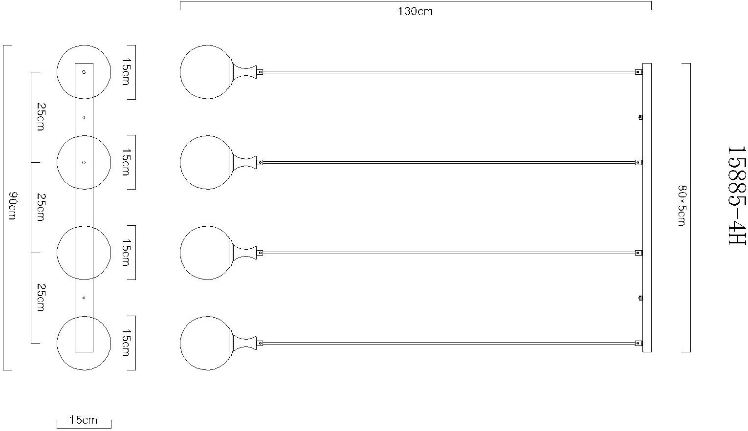 GLOBO LIGHTING Hängeleuchte »DALTON«, Leuchtmittel E27 | ohne Leuchtmittel, Hängelampe/Pendelleuchte/Esszimmer/Wohnzimmer/Esstisch