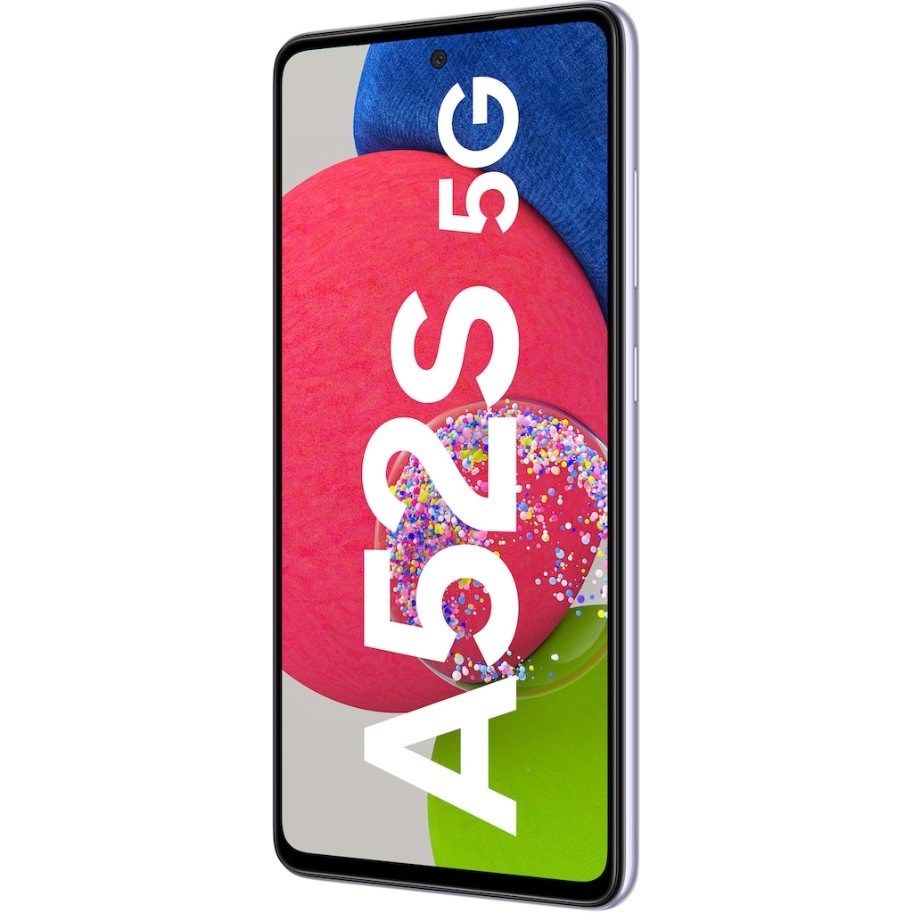Samsung Smartphone »Galaxy A52S«, Awesome Violet, 16,4 cm/6,5 Zoll, 256 GB Speicherplatz, 64 MP Kamera