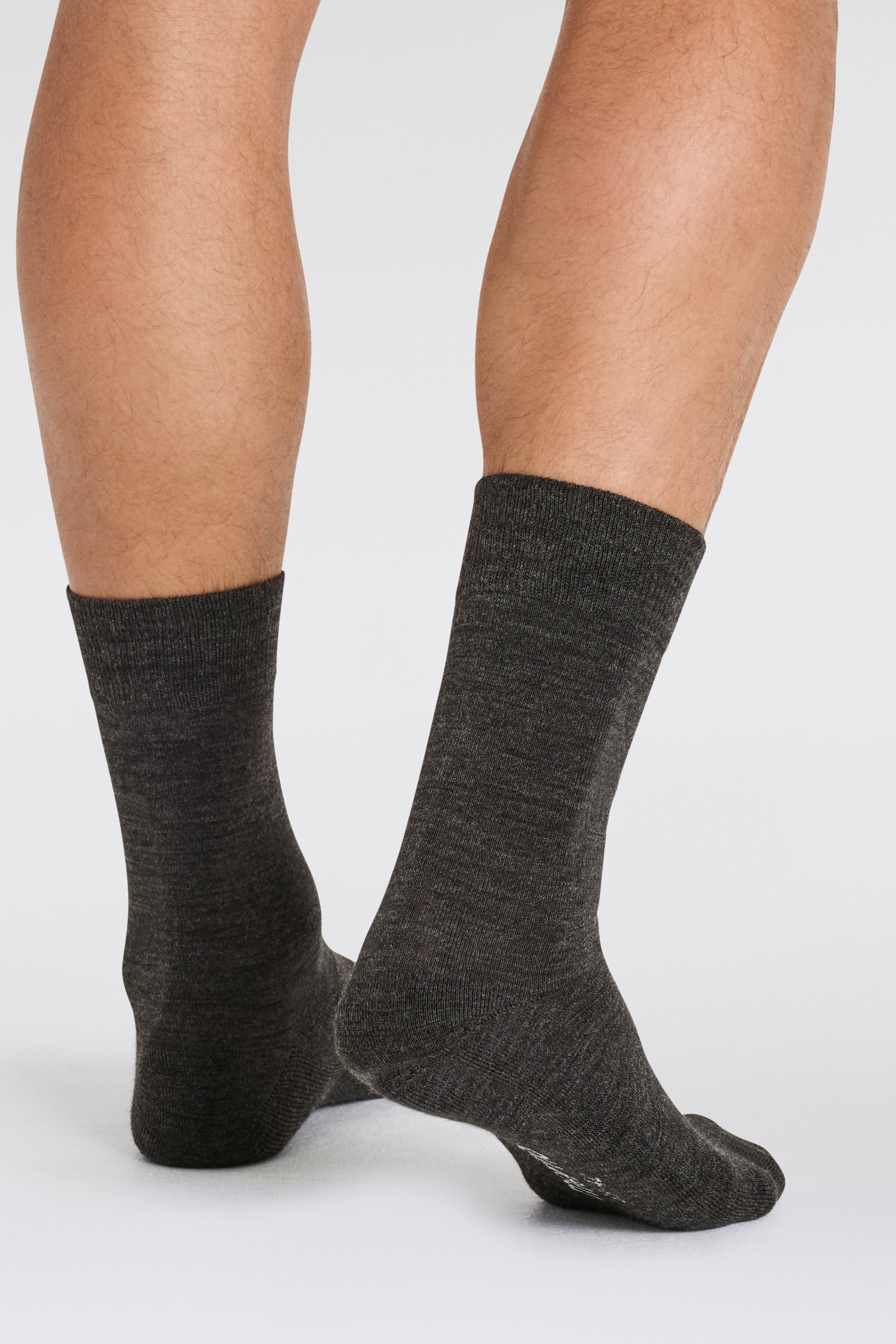 Apollo Basicsocken 3er Pack,  Unisex mit Stickerei und weichen Merinowoll-Anteil