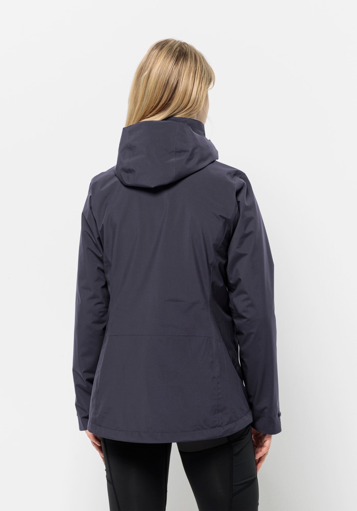 Jack Wolfskin 3-in-1-Funktionsjacke »LUNTAL 3IN1 JKT W«, mit Kapuze