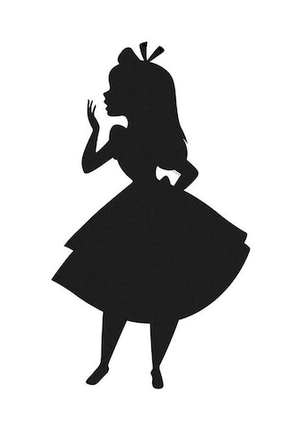 Poster »Alice Silhouette«, Disney, (1 St.)