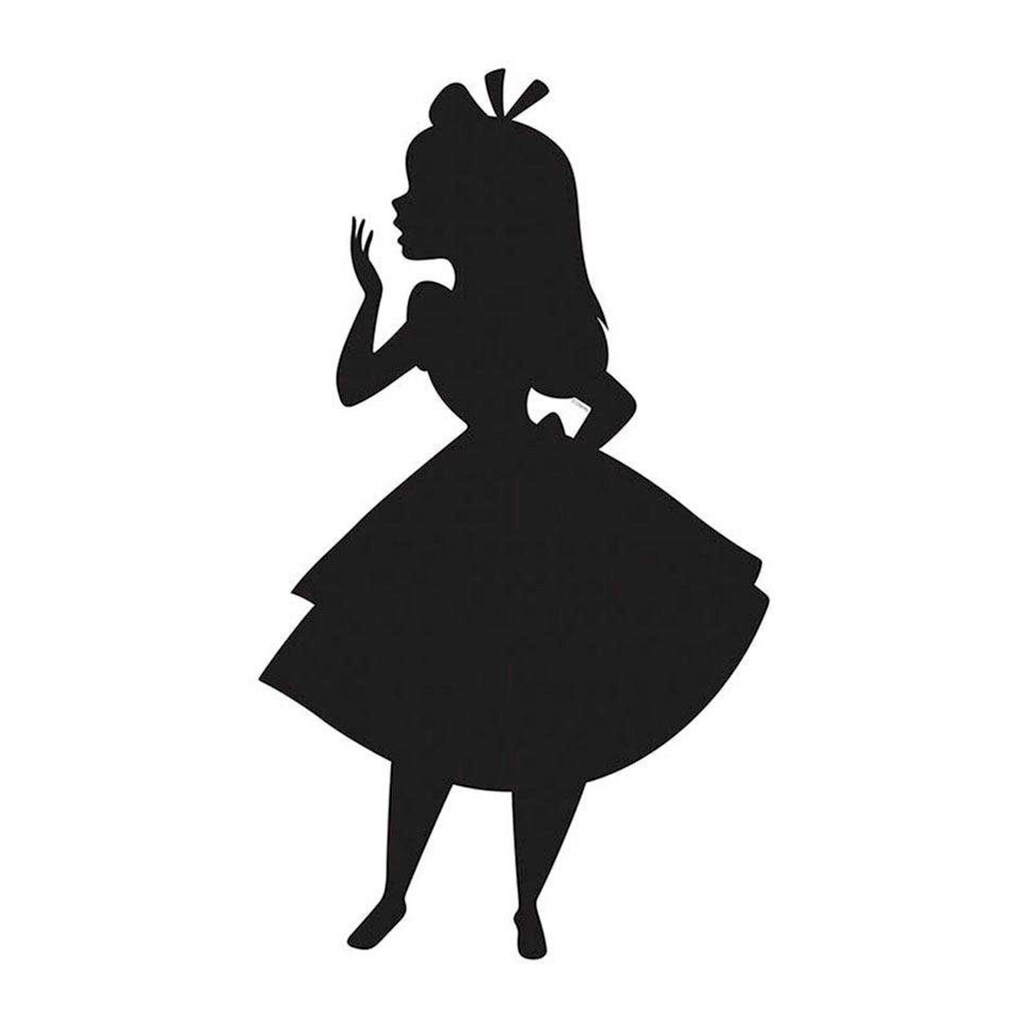 Komar Poster »Alice Silhouette«, Disney, (1 St.)