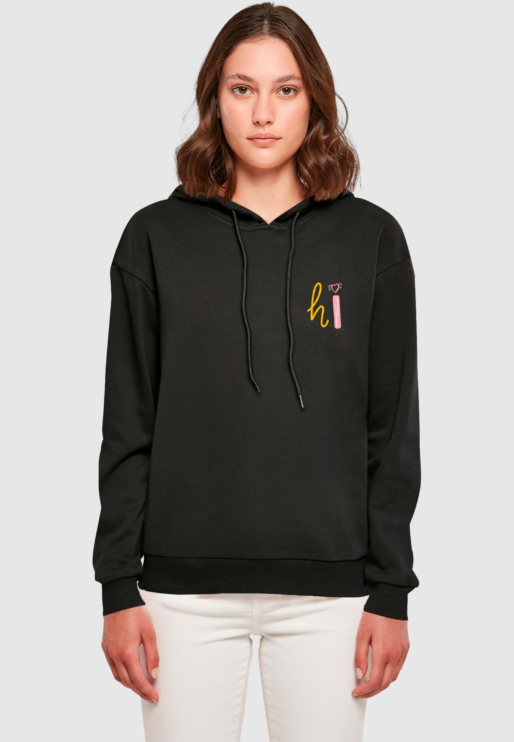 Merchcode Kapuzenpullover »Merchcode Ladies Wording - Hi Everyday Hoody«, (1 tlg.)