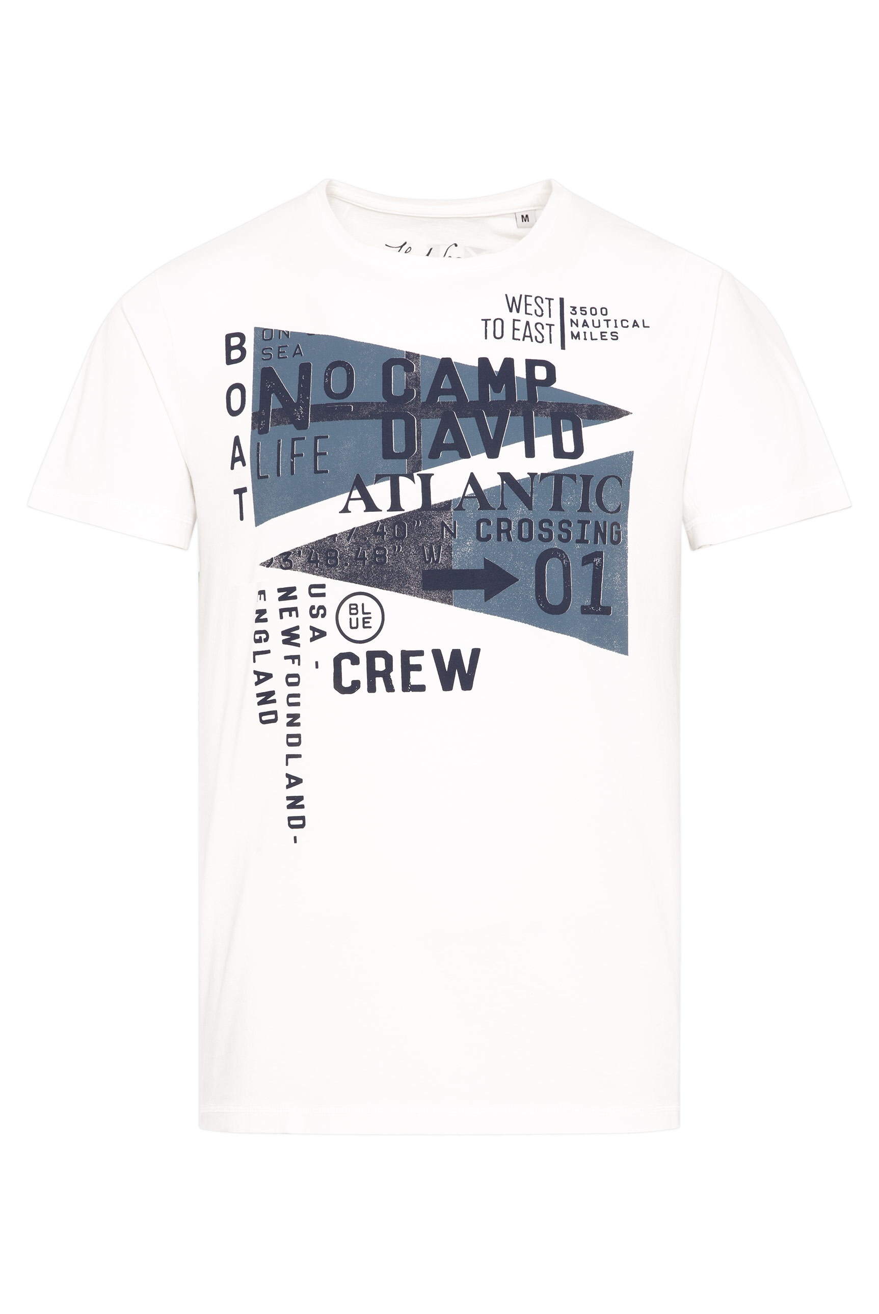 CAMP DAVID Rundhalsshirt, aus Baumwolle