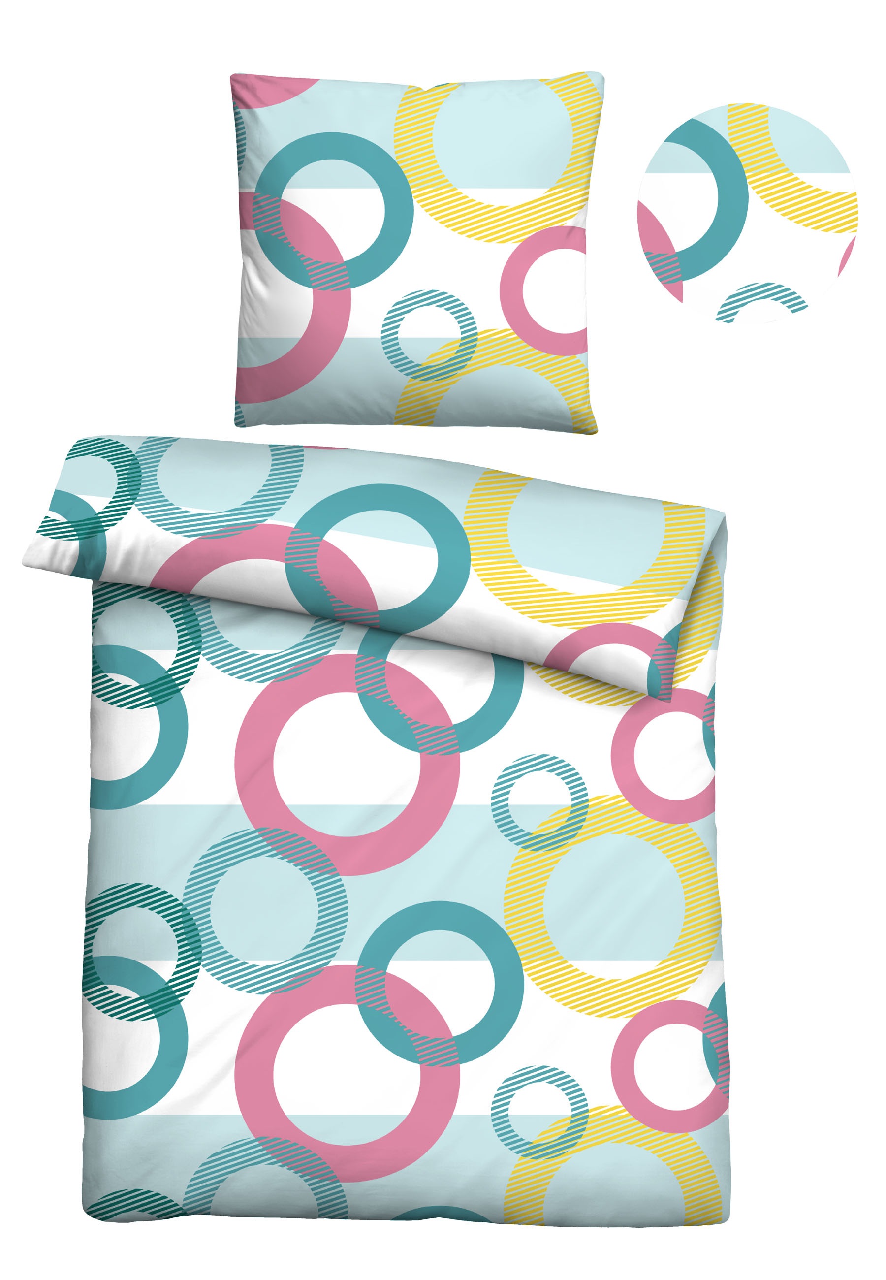 Castell - Markenbettwäsche Bettwäsche "0040568" 2 Stk. tlg. hautsympathisch günstig online kaufen