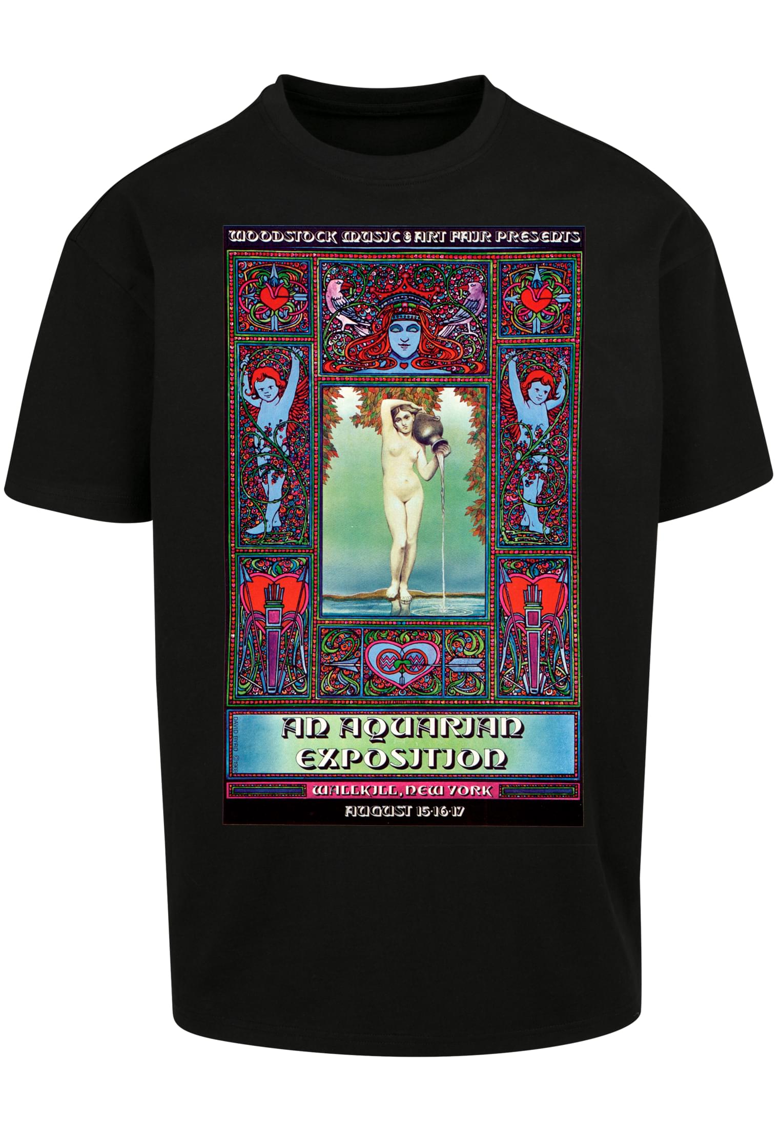 Upscale by Mister Tee Kurzarmshirt "Upscale by Mister Tee Herren Woodstock Wallkill Oversize Tee" 1 Stk.