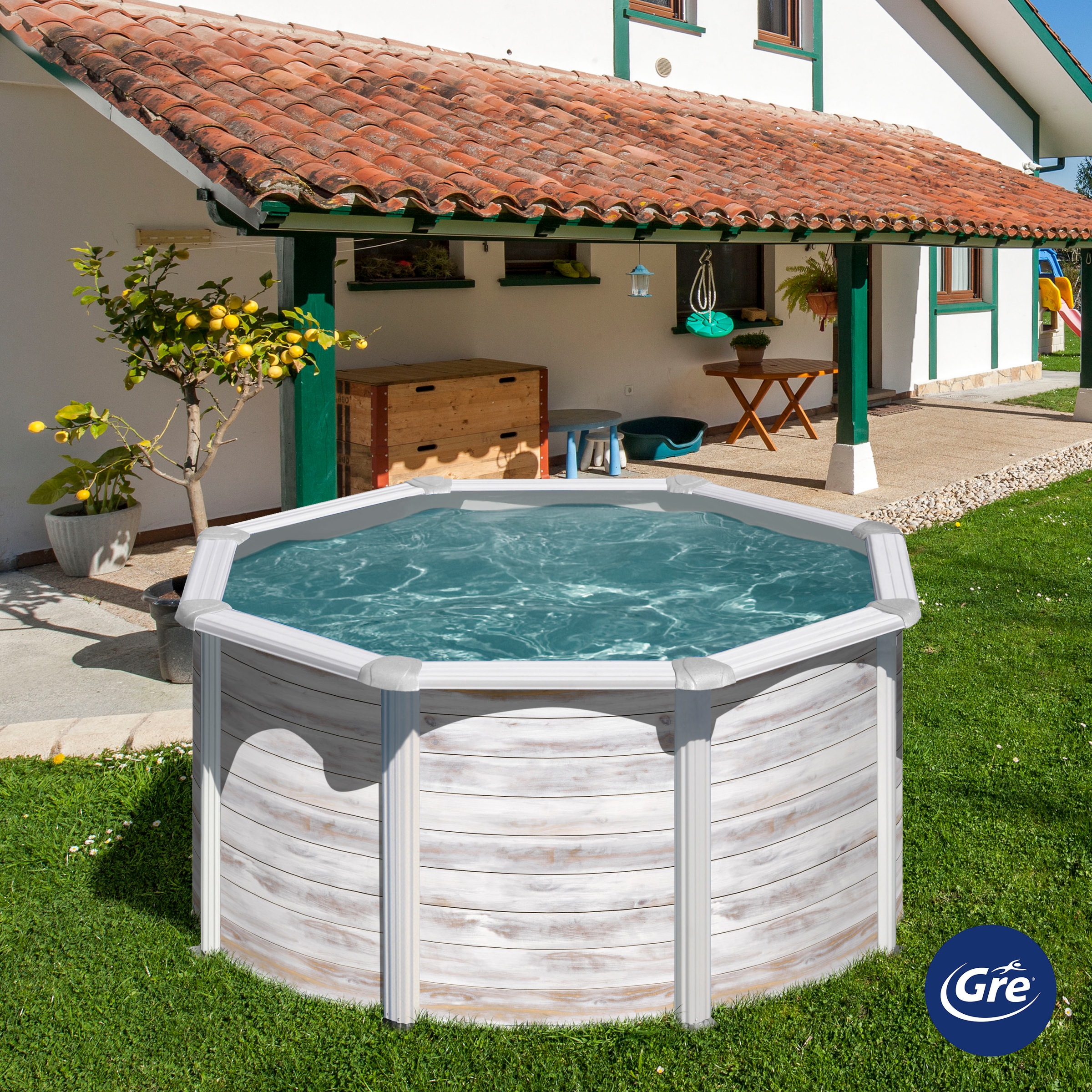 Gre Rundpool "Finlandia", (Set, 4 tlg.), Höhe 120 cm, in versch. Größen erh günstig online kaufen