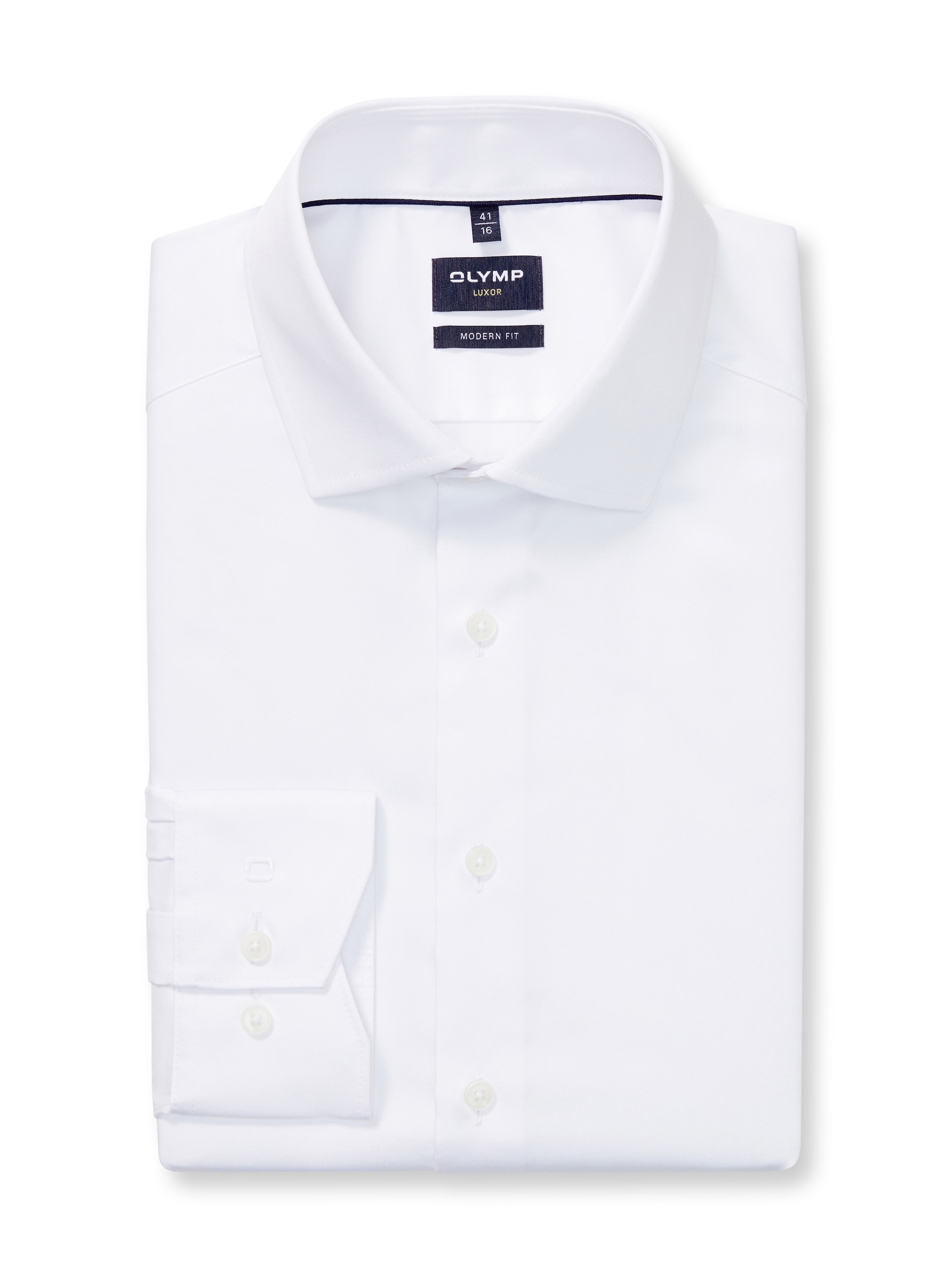 OLYMP Langarmhemd "Luxor", unifarben, Global-Kentkragen, Businesshemd, mode günstig online kaufen