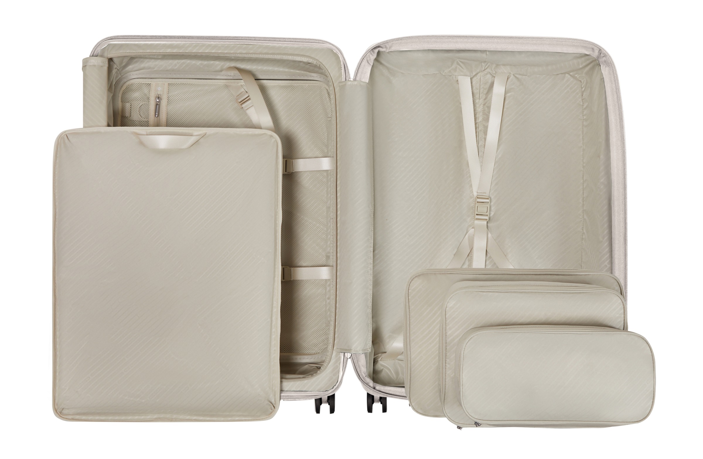 Samsonite Hartschalen-Trolley »PARALUX« 126 l 4 Rollen mit Teleskopgriff und Soft-Touch-Tragegriffen, aus Polypropylen